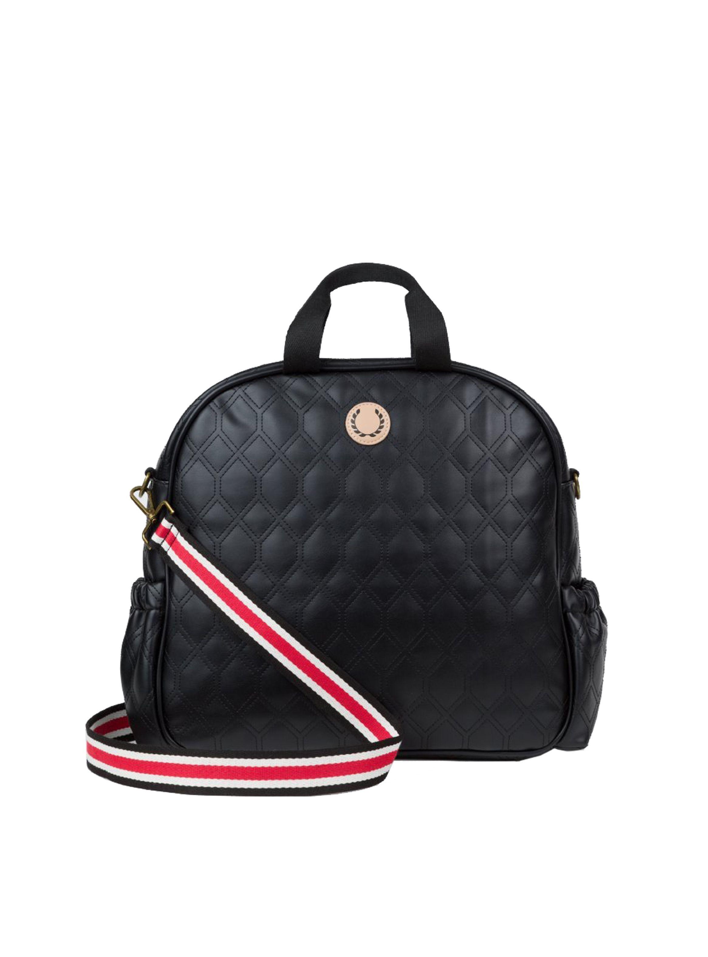 Bolso de Pádel Mujer Negro Strap Rojo-2