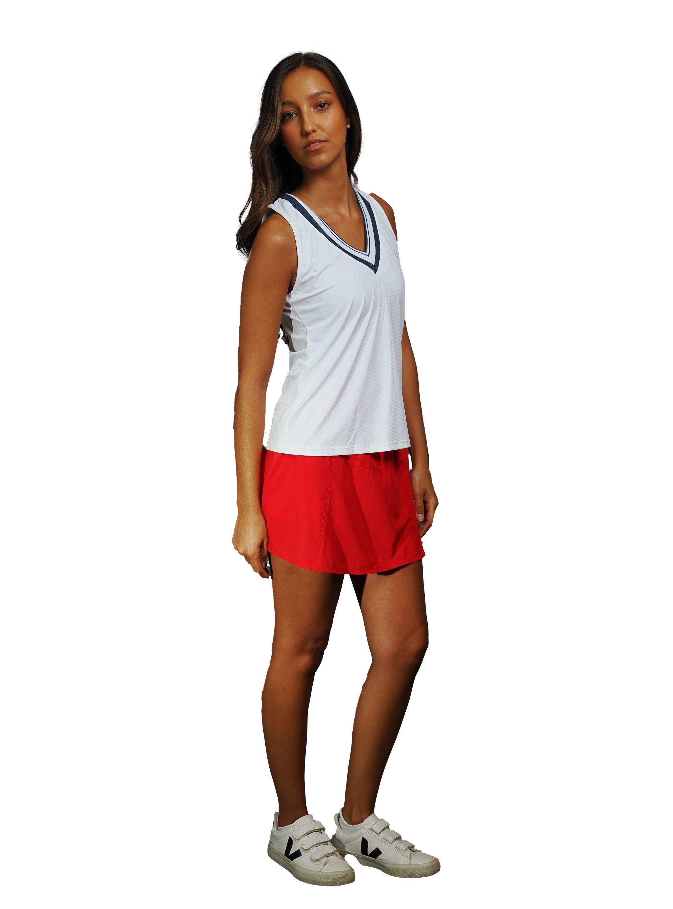 Polera Deportiva con Cuello en V-2