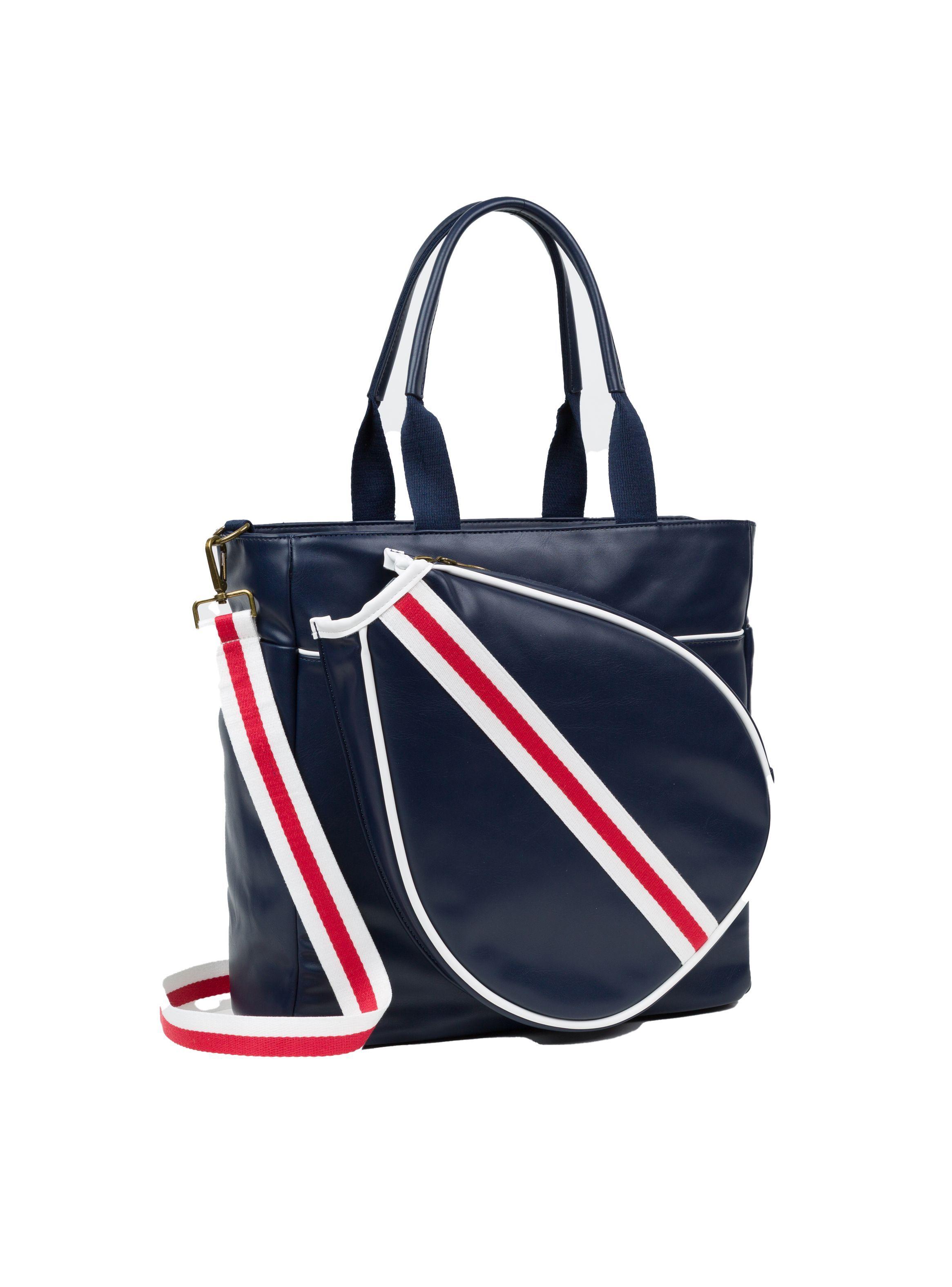 Bolso de Pádel Mallorca Azul Strap Rojo-3