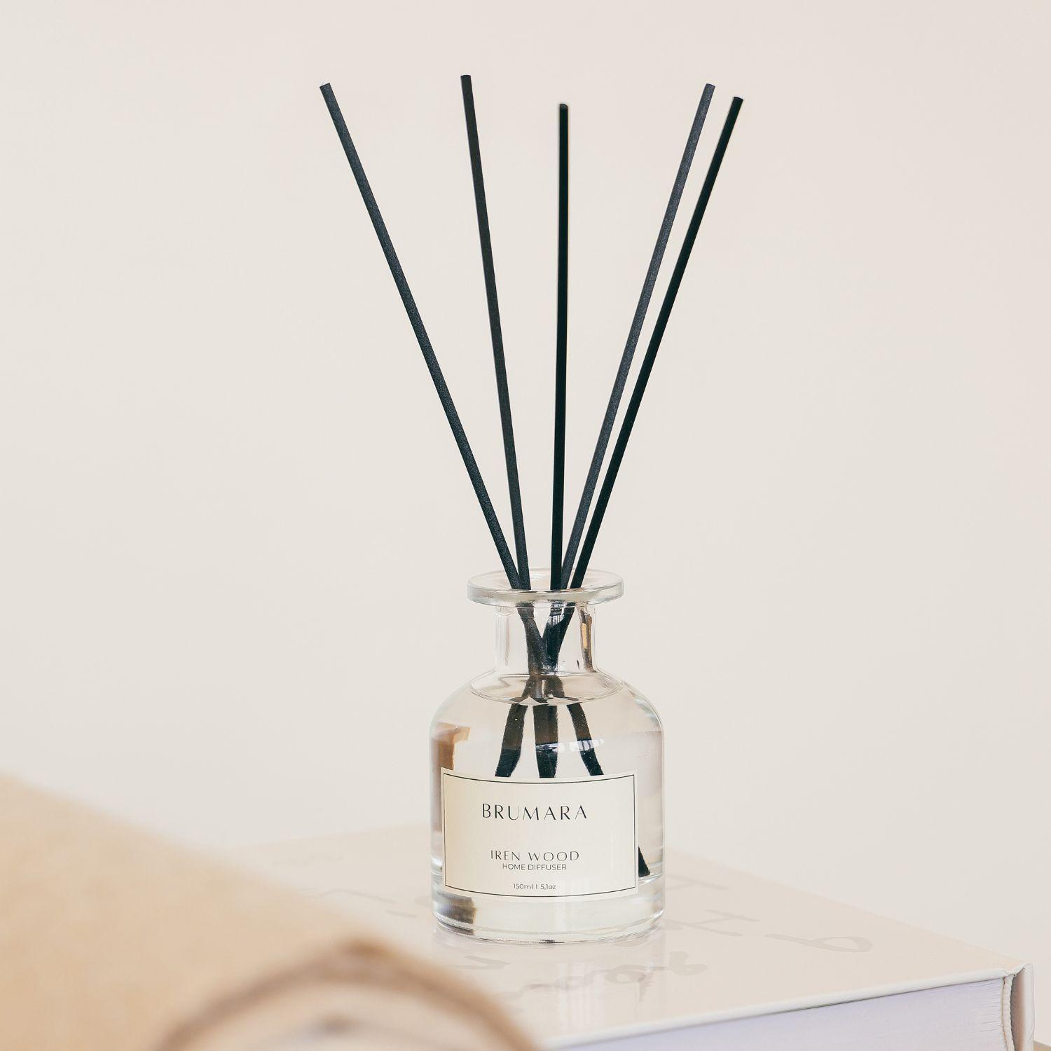 DIFUSOR IREN WOOD TRANSPARENTE 150ML BRUMARA-2