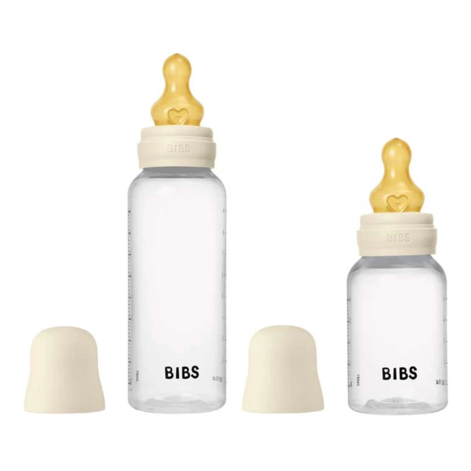 Pack 2 Mamaderas Bibs 150ml + 270ml - Ivory | BIBS-1