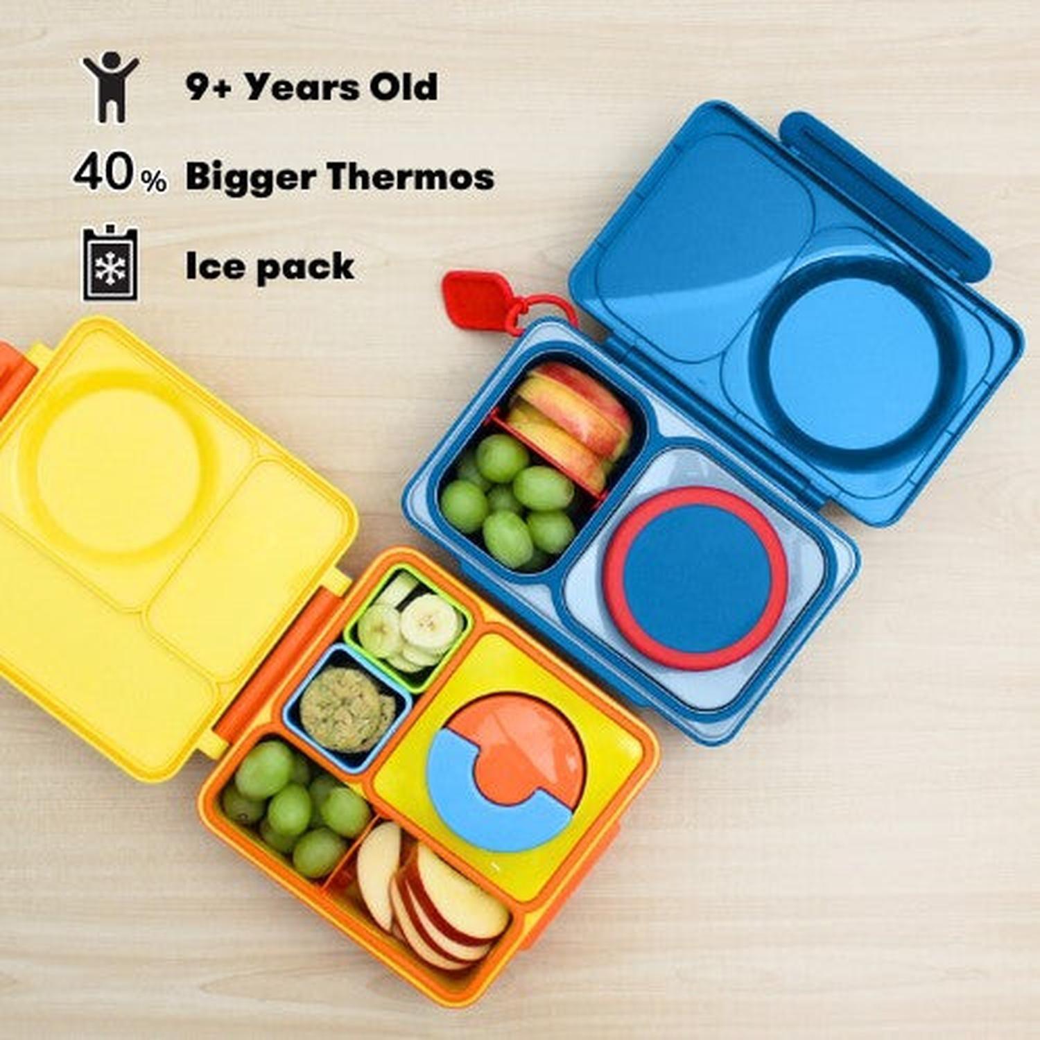 OmieBox® UP – Lonchera Térmica Infantil con Termo Integrado - Cosmic Blue-4