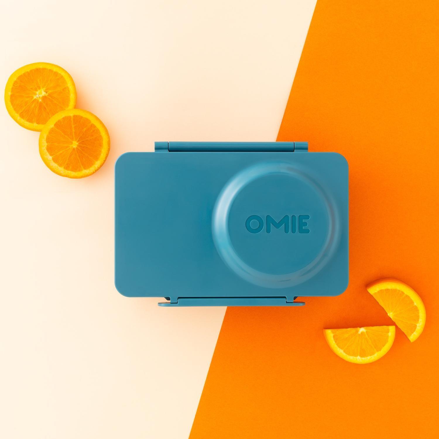 OmieBox® UP – Lonchera Térmica Infantil con Termo Integrado - Teal Green-9