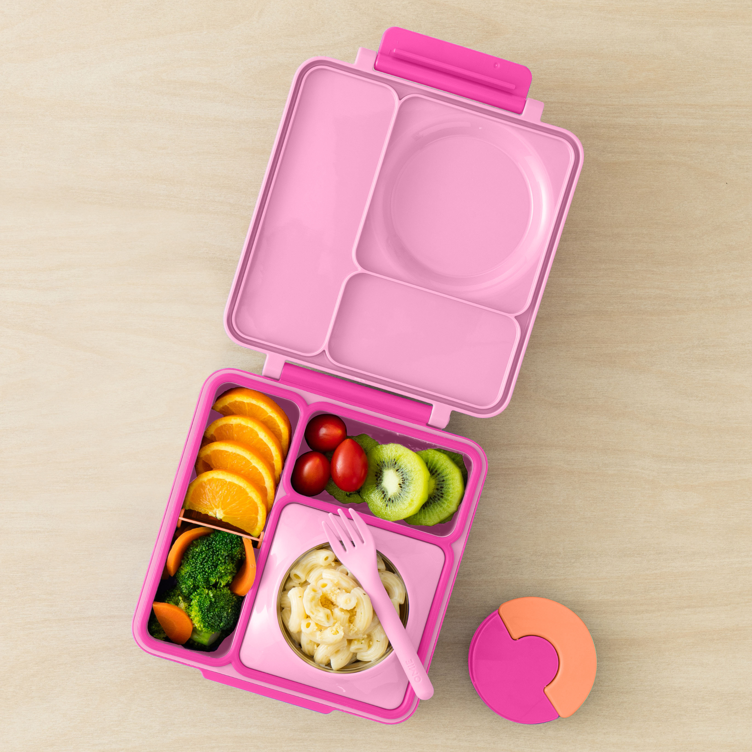 OmieBox® – Lonchera Térmica Infantil con Termo Integrado - Pixie Pink | Omie-2