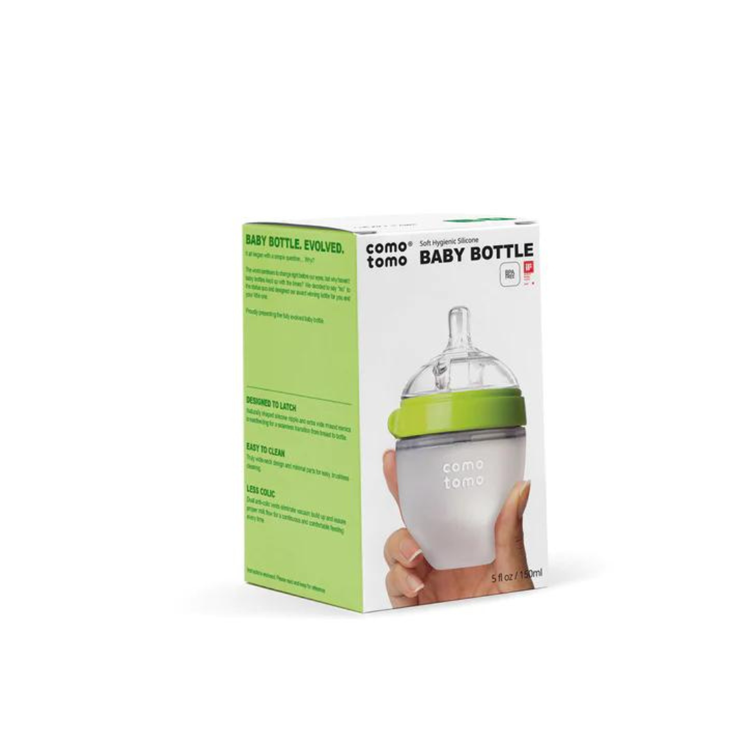 Mamadera Comotomo 150ml - Verde | Comotomo-3