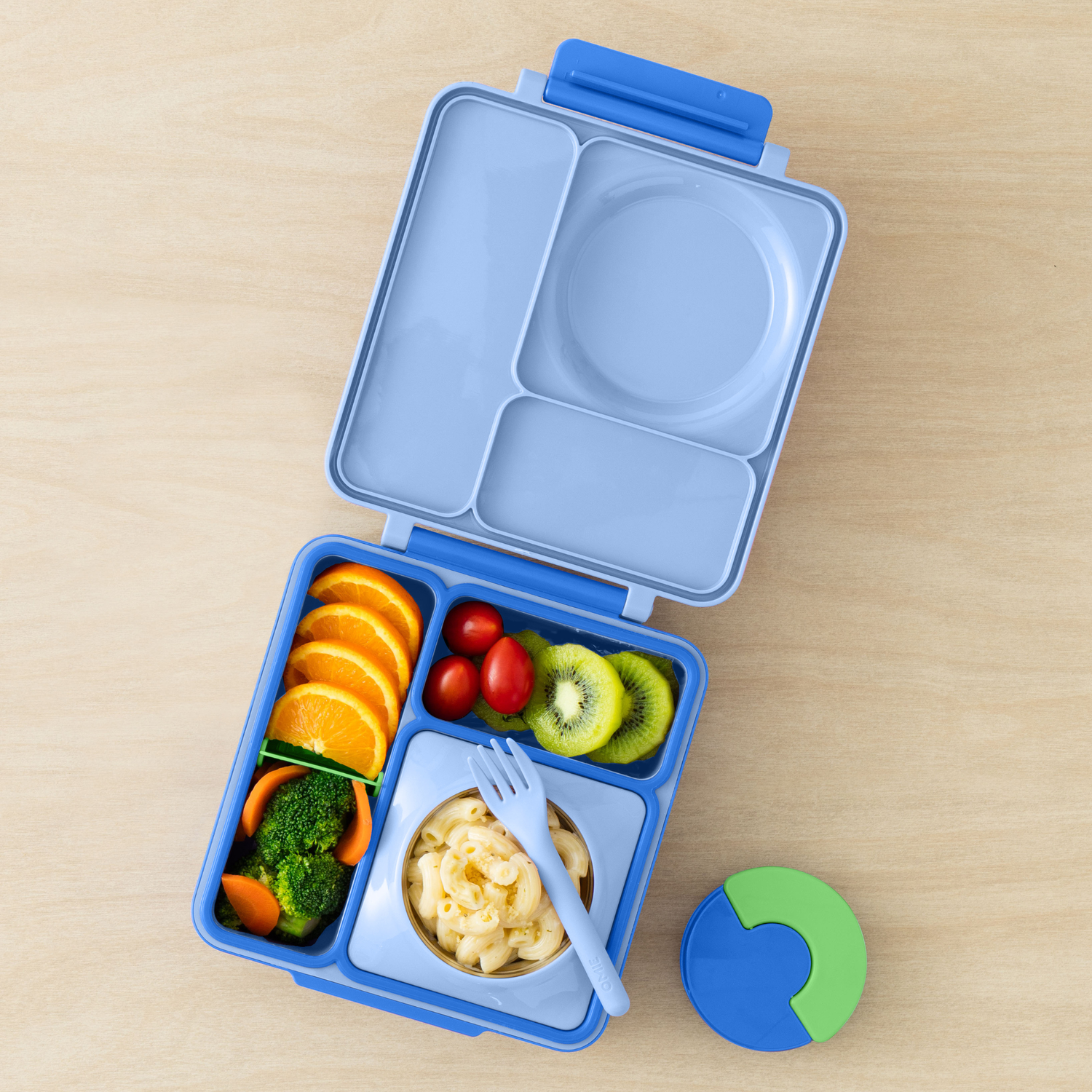 OmieBox® – Lonchera Térmica Infantil con Termo Integrado - Sea Blue | Omie-4