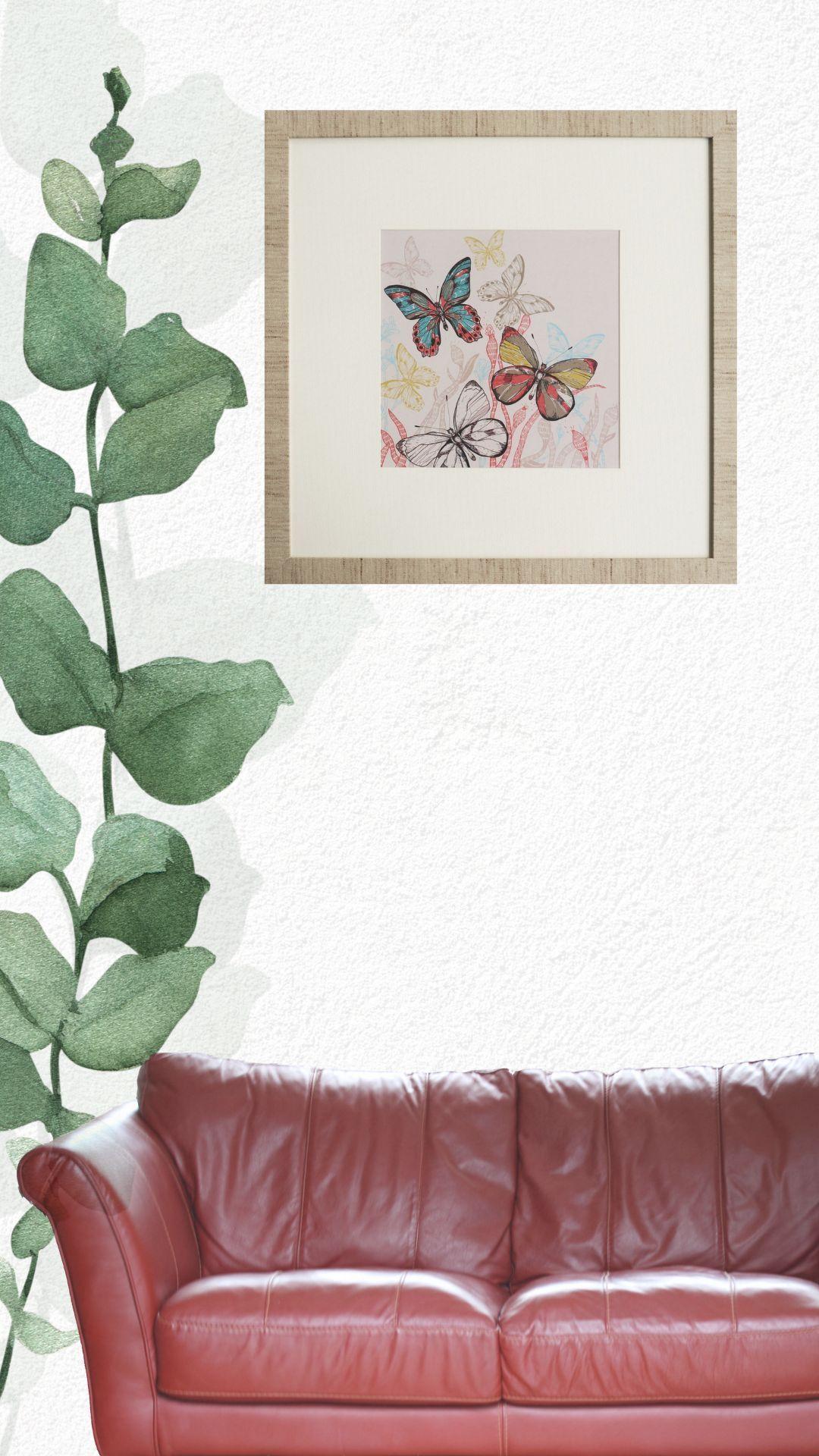 Cuadro de mariposas 50x50-2