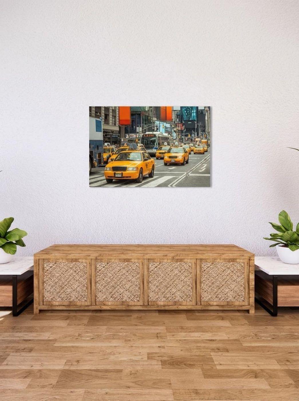 Canvas Ciudades taxis 40x70 cm-2