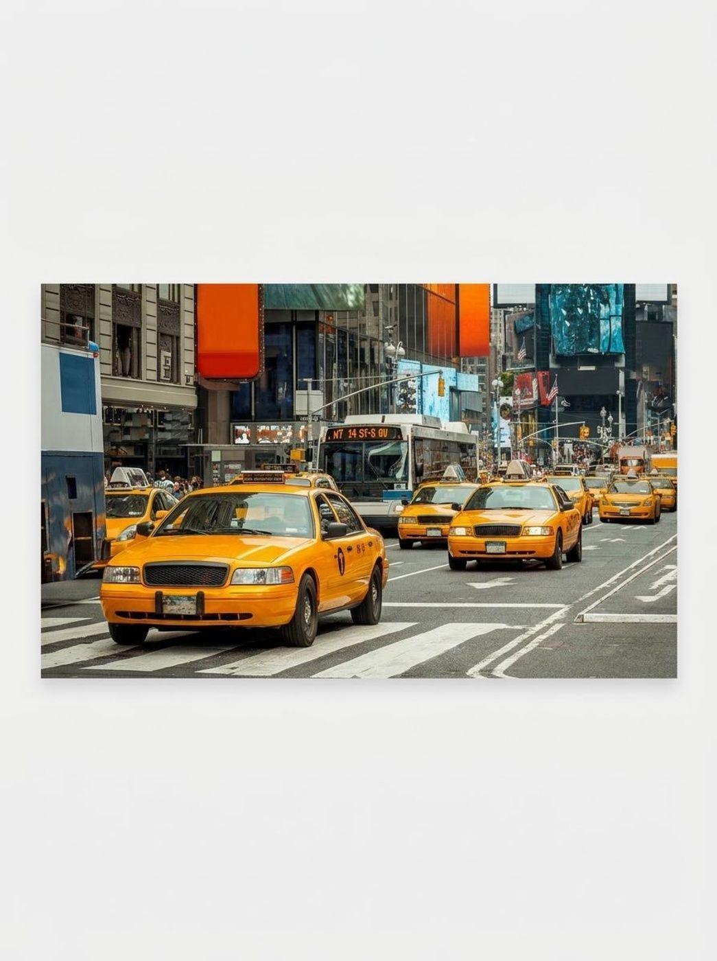 Canvas Ciudades taxis 40x70 cm-4
