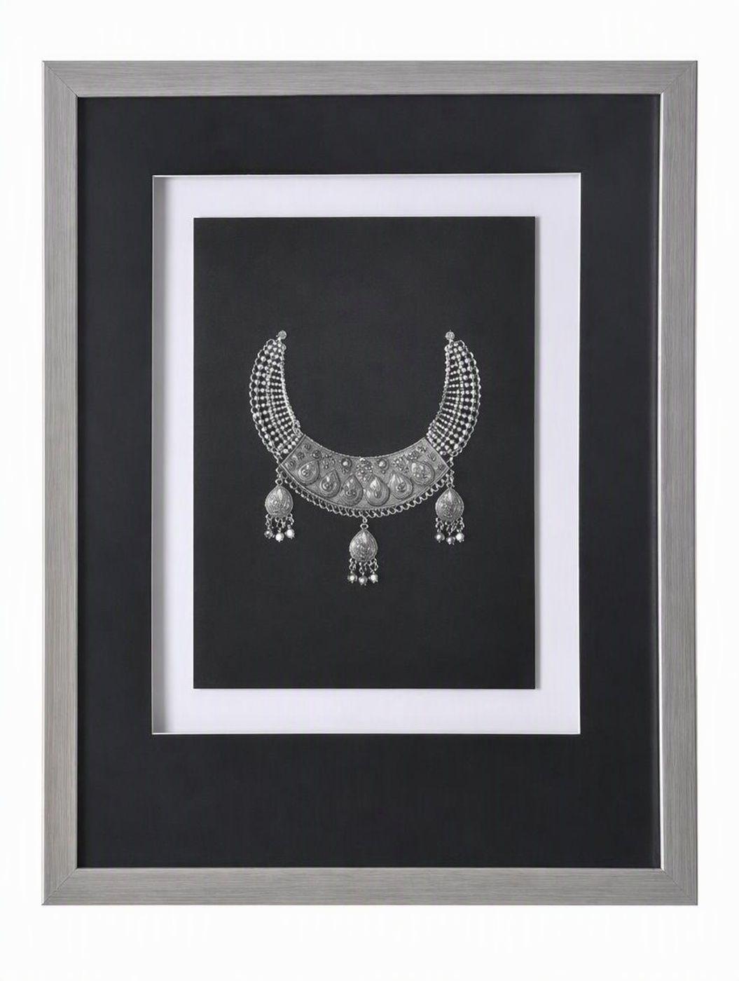 Cuadro Joya Plata Plata 38x45 cm-4