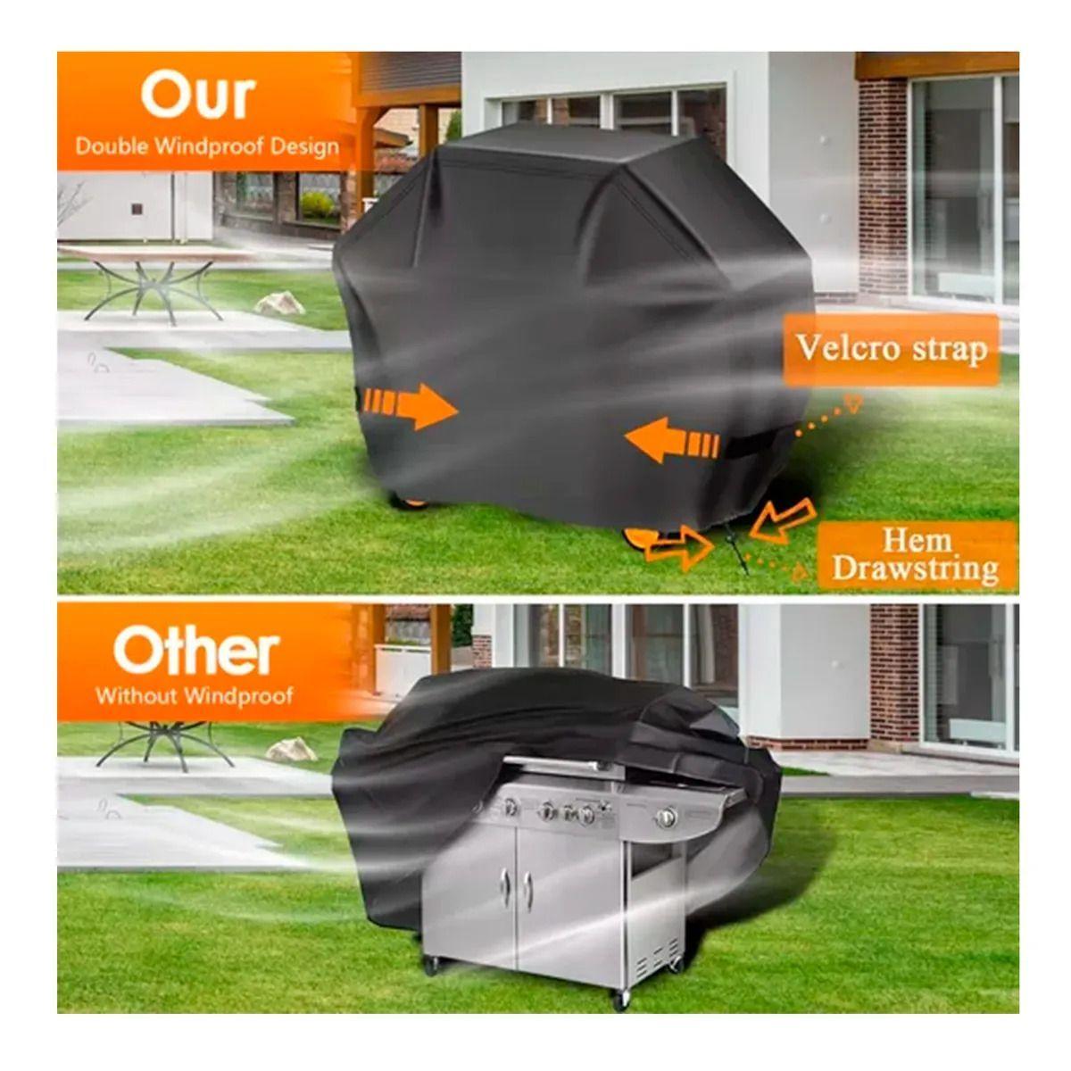 Cubre Parrilla Impermeable Alta Resistencia Funda Protecci n-3