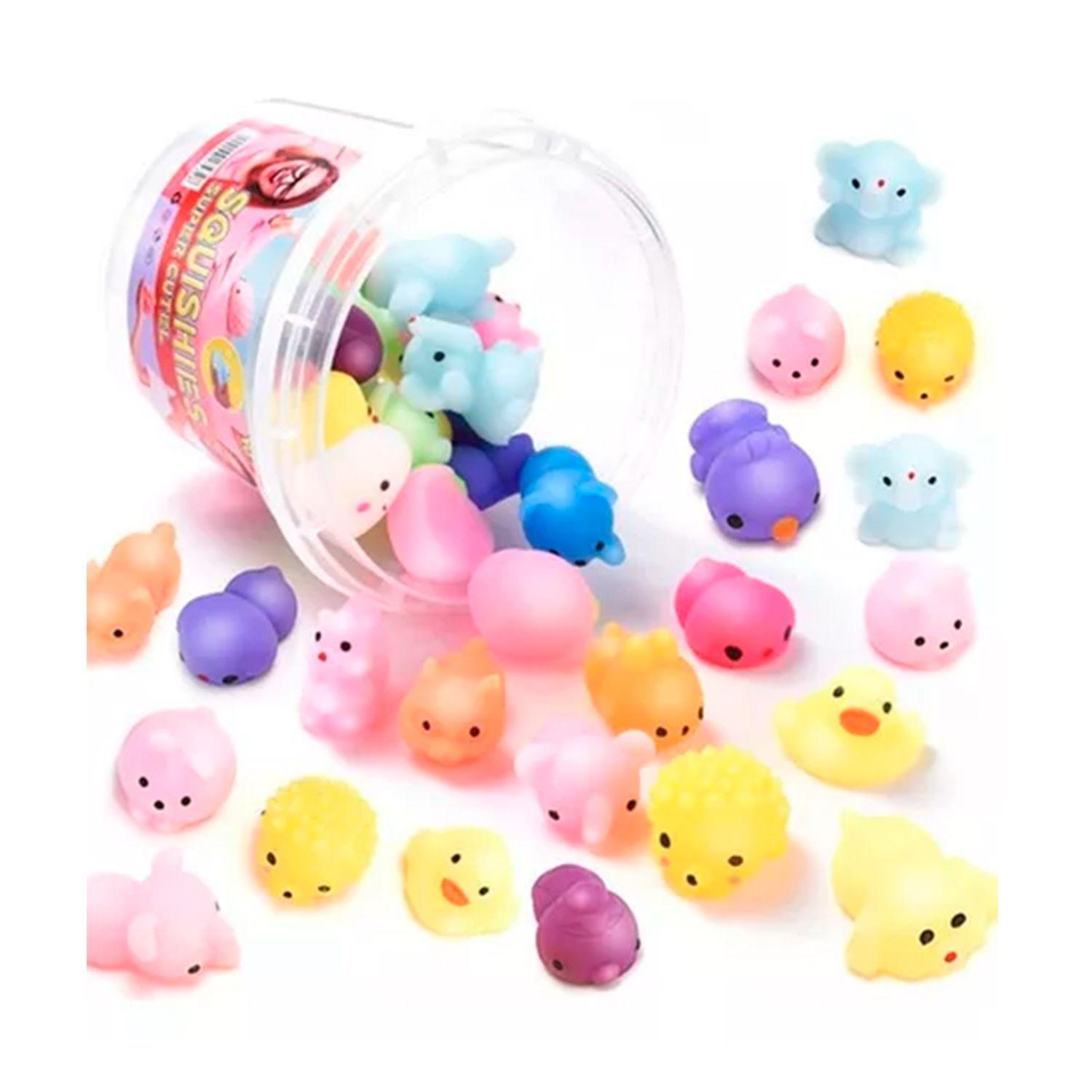 Mini Squishys Kawaii Juguetes Antiestres Con Balde 36 Pcs-2