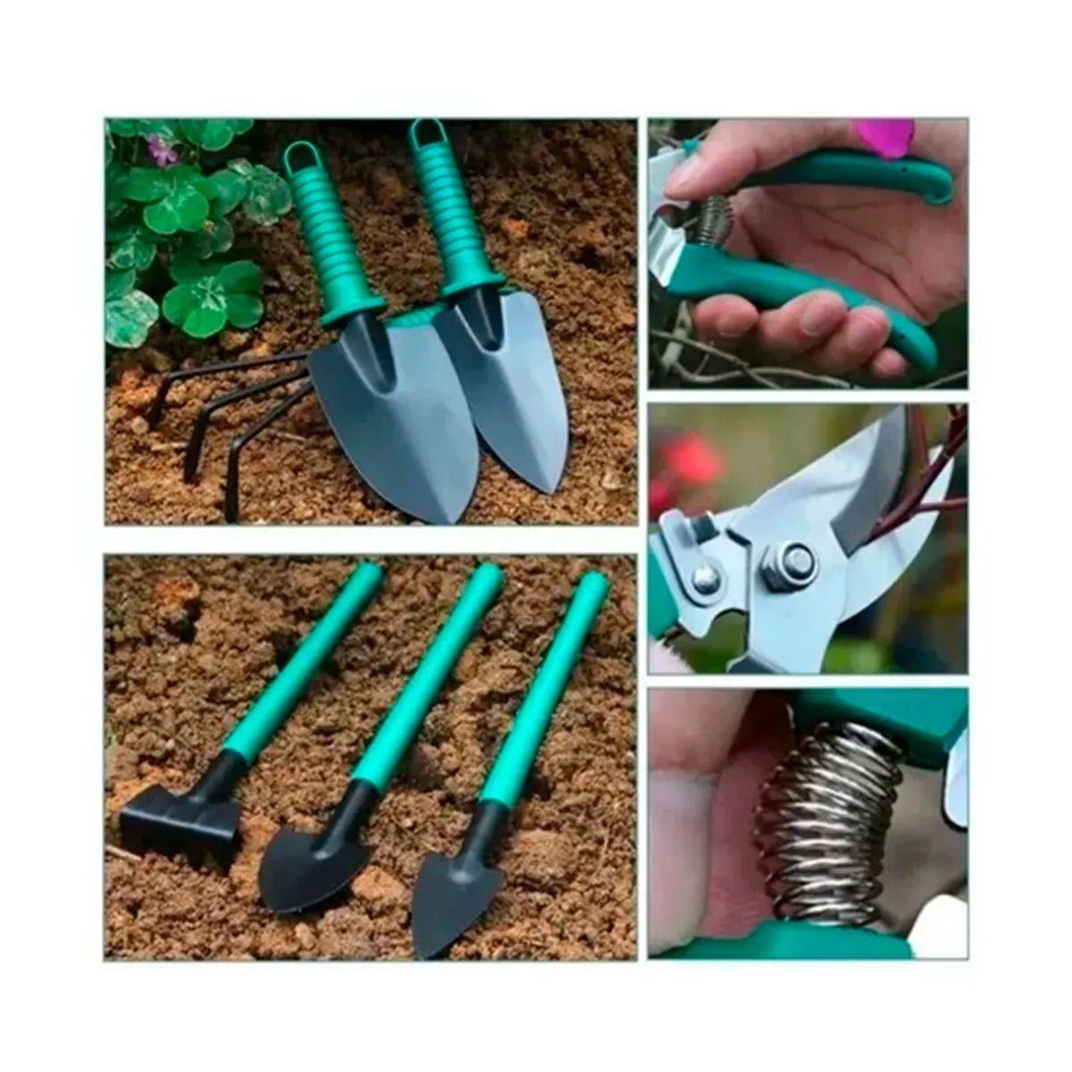 Kit Herramientas Jardiner a De Acero Resistente-4