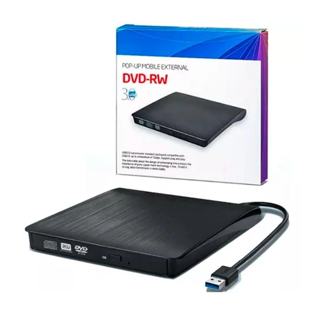 Grabador Externo Dvd CD Lector Usb 3 0-0