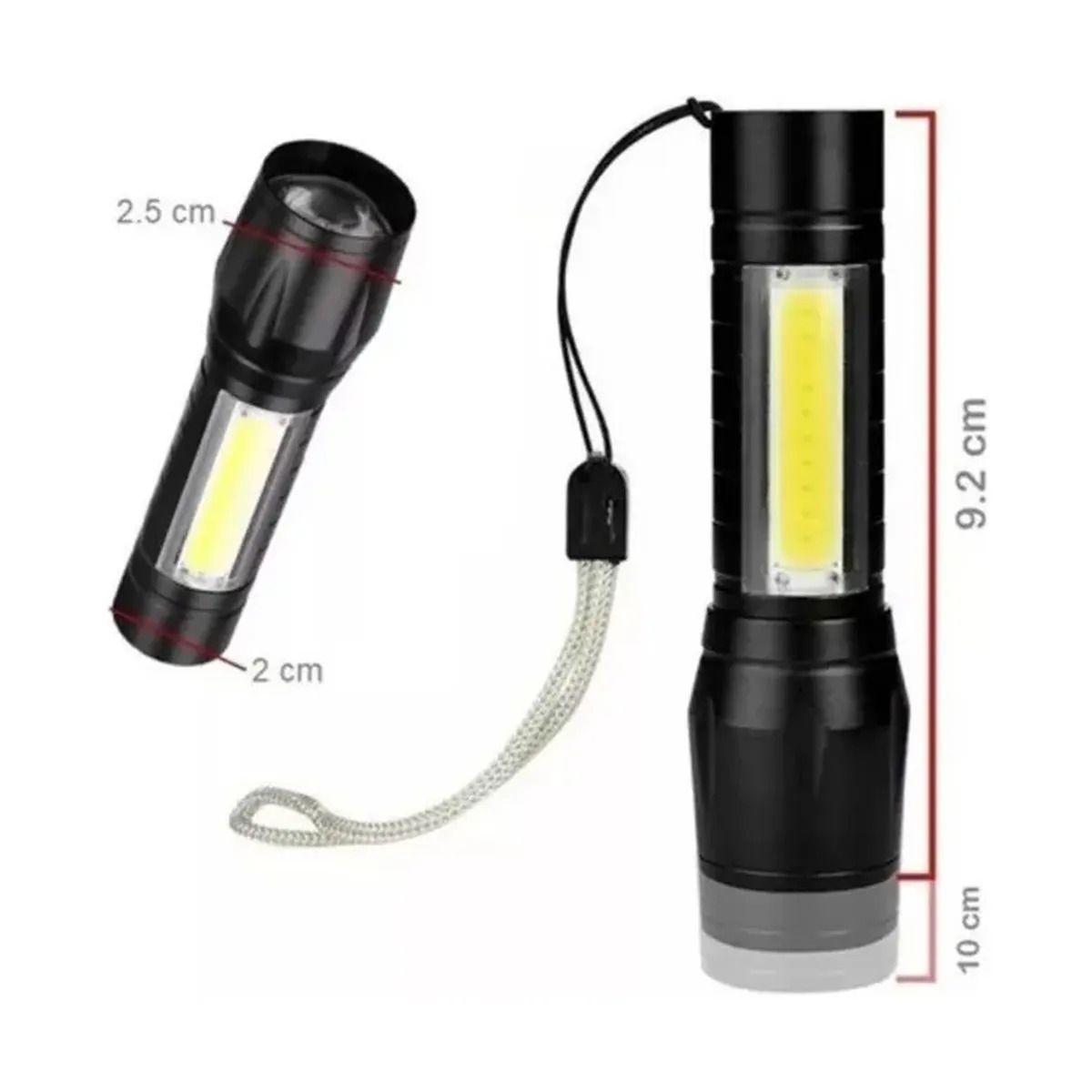 Linterna Mini Recargable Portatil-3