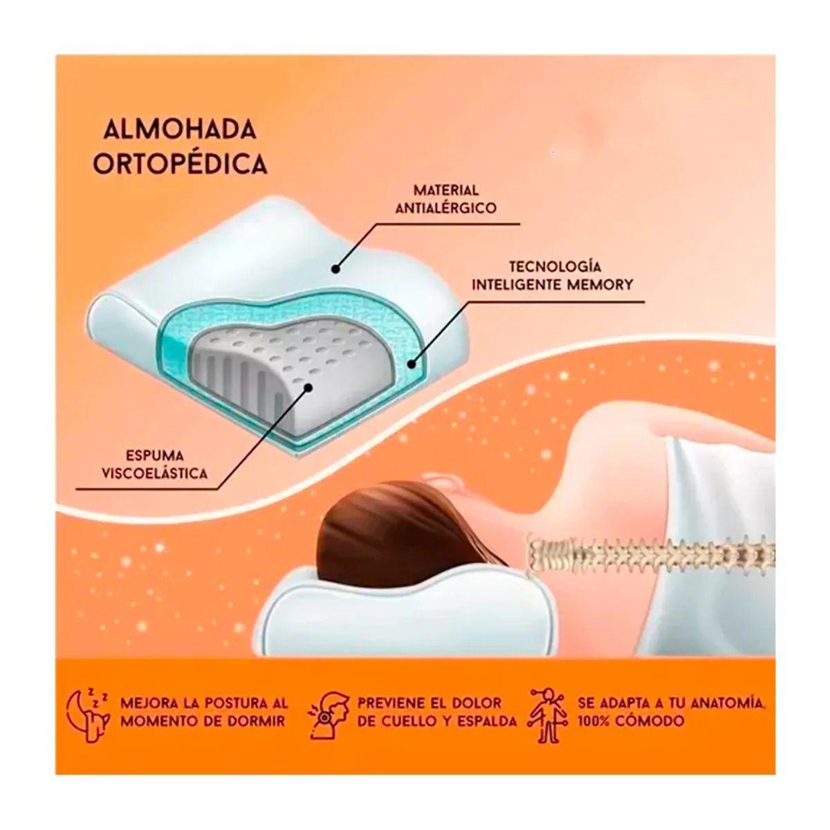 Almohada Cervical Viscoel stica Flex Memory-2