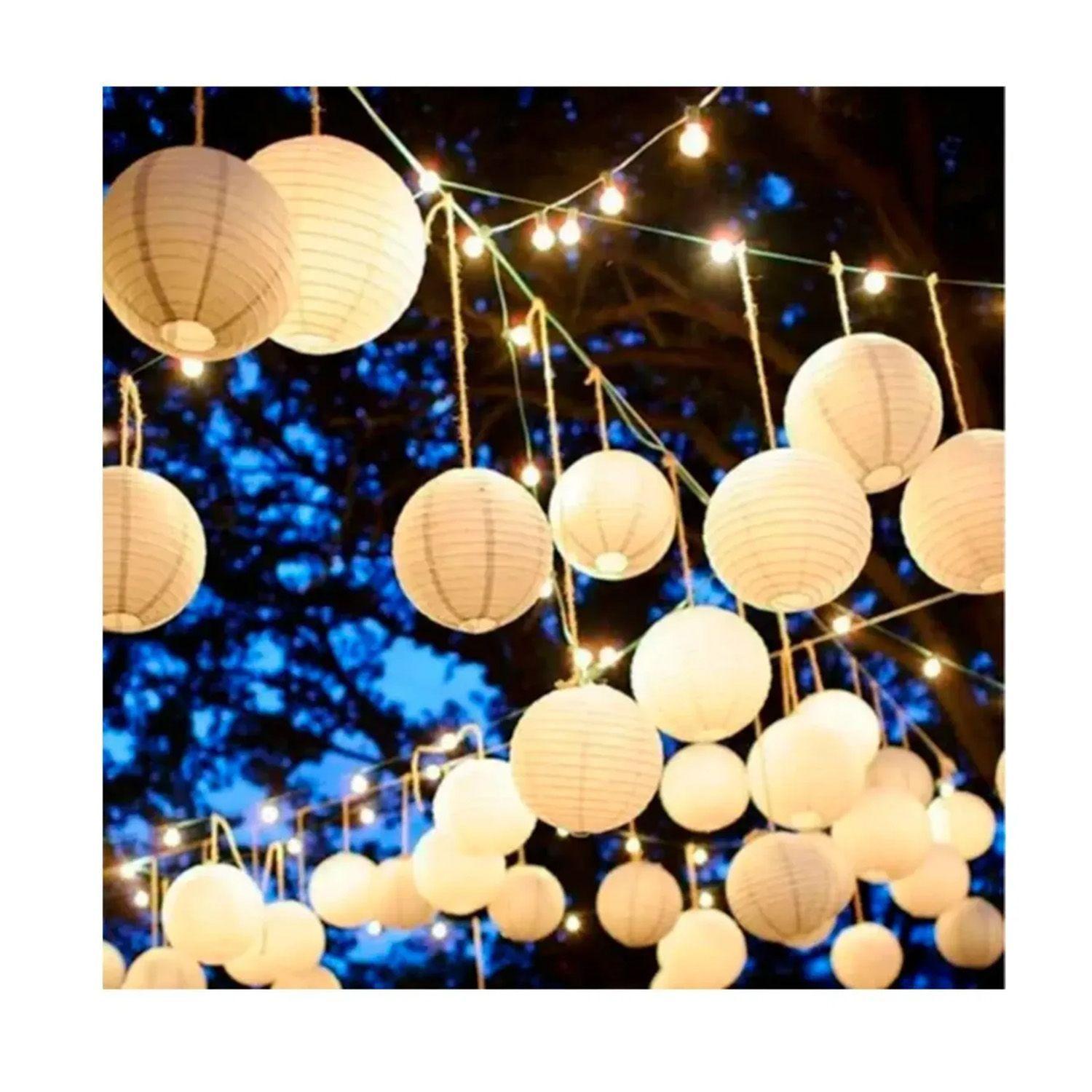 Pantalla De Papel Lampara Globo Decoraci n 35 cm-3