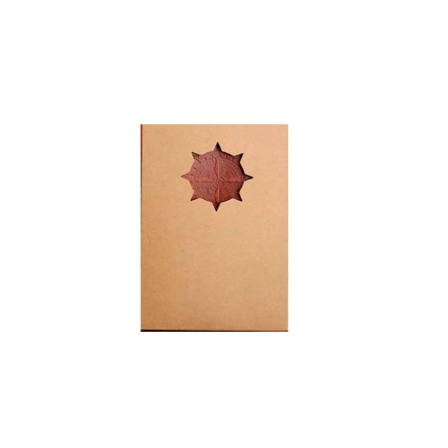 Cuaderno Tipo Cuerina Mediano Con Funda -0