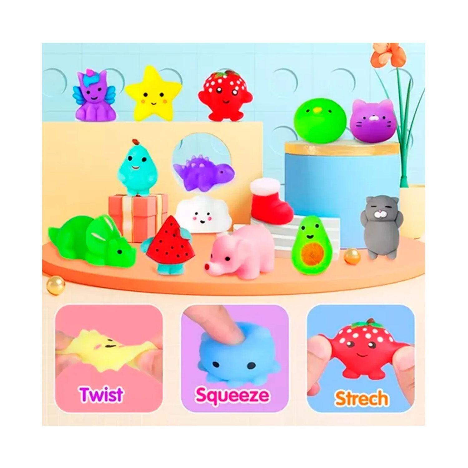 Pack 50 Mini Mochi Squishy Juguetes Multicolor-4