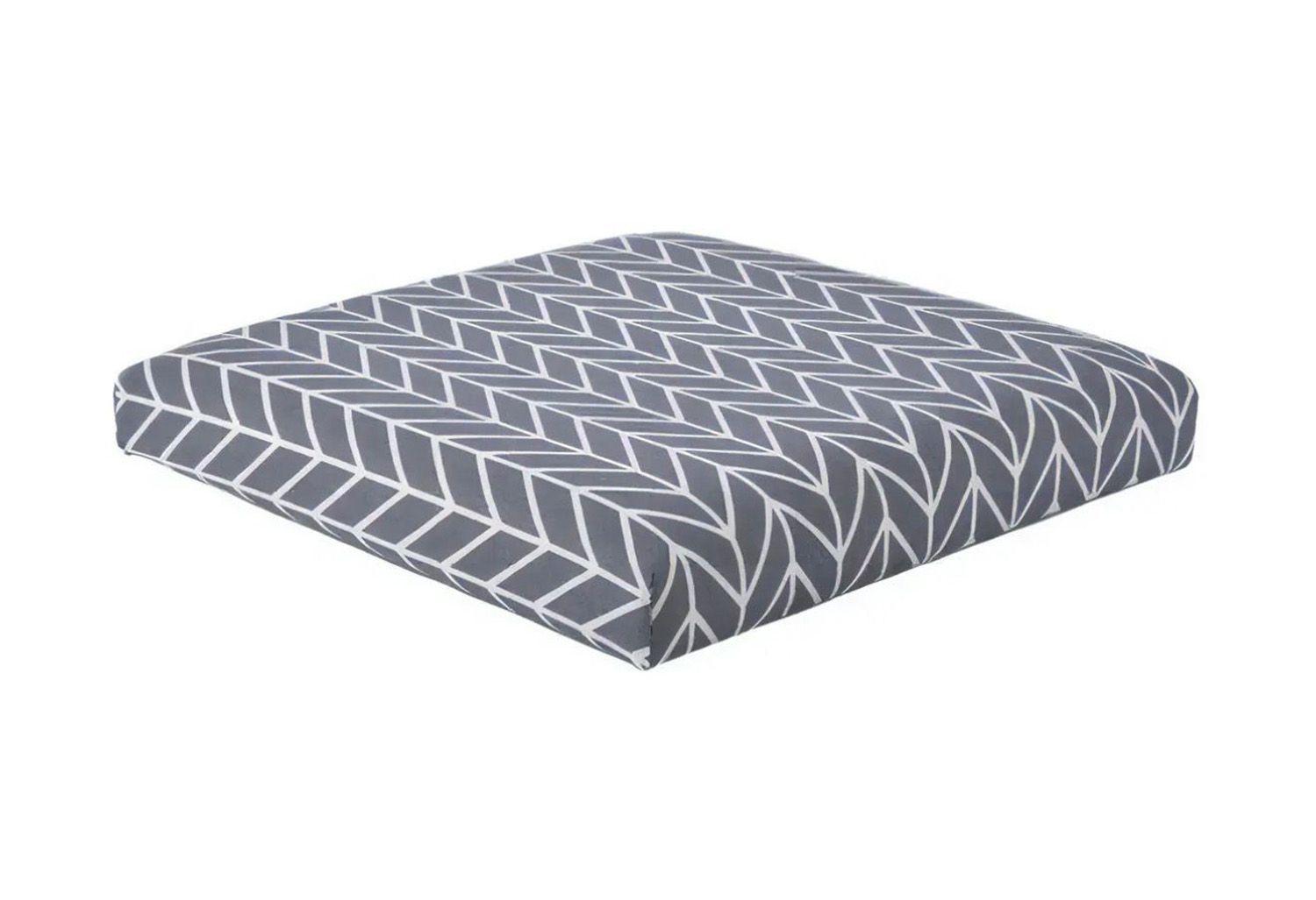 Puff Silla Cubo organizador de Espacion Dise o Geometrico Gris-2