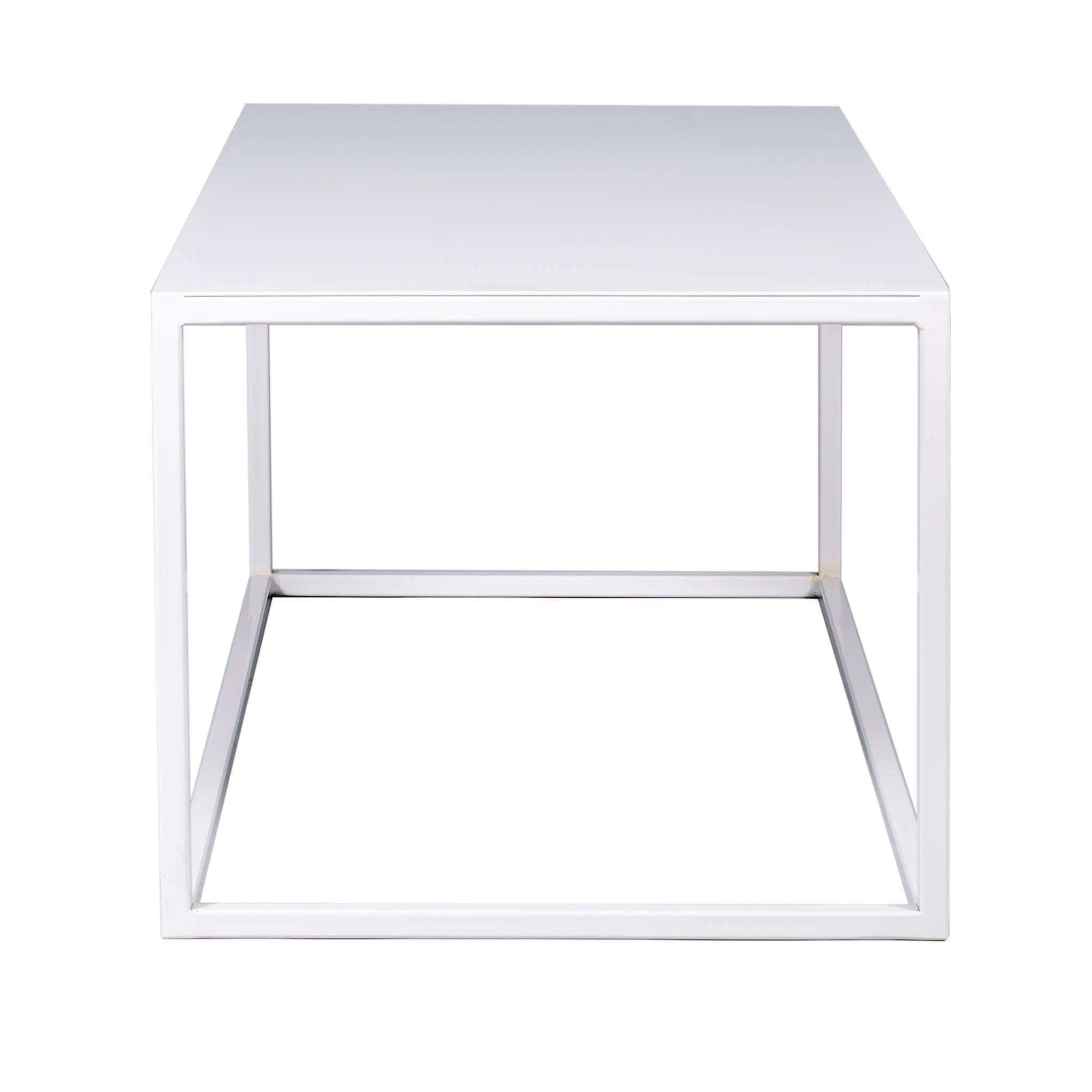 Mesa de Centro 80 Rectangular | Metal White-2