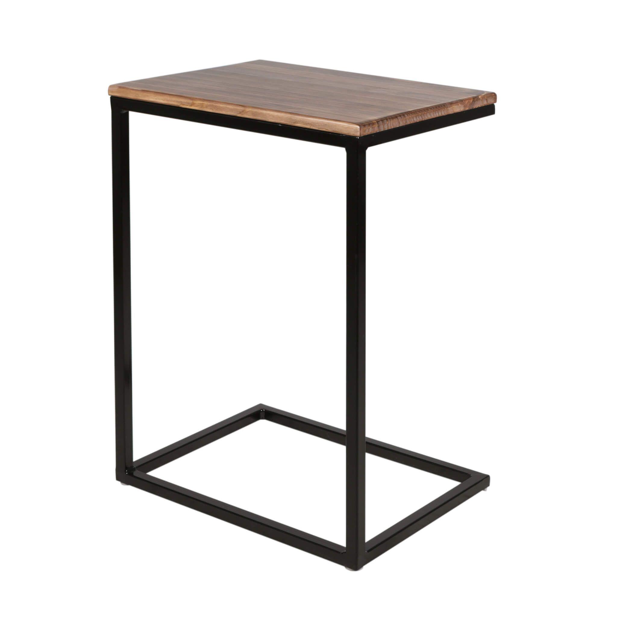 MESA LATERAL PISCOLERA 45 │NEGRO LÍNEA TOFFEE -3