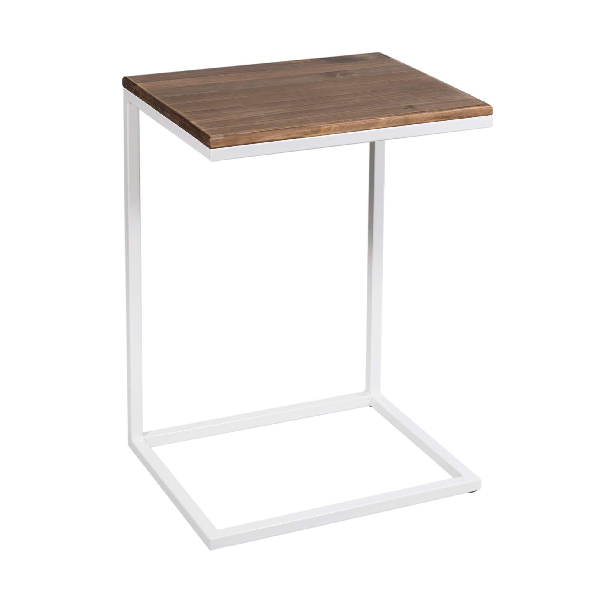 MESA LATERAL PISCOLERA 45 │BLANCO LÍNEA TOFFEE -2