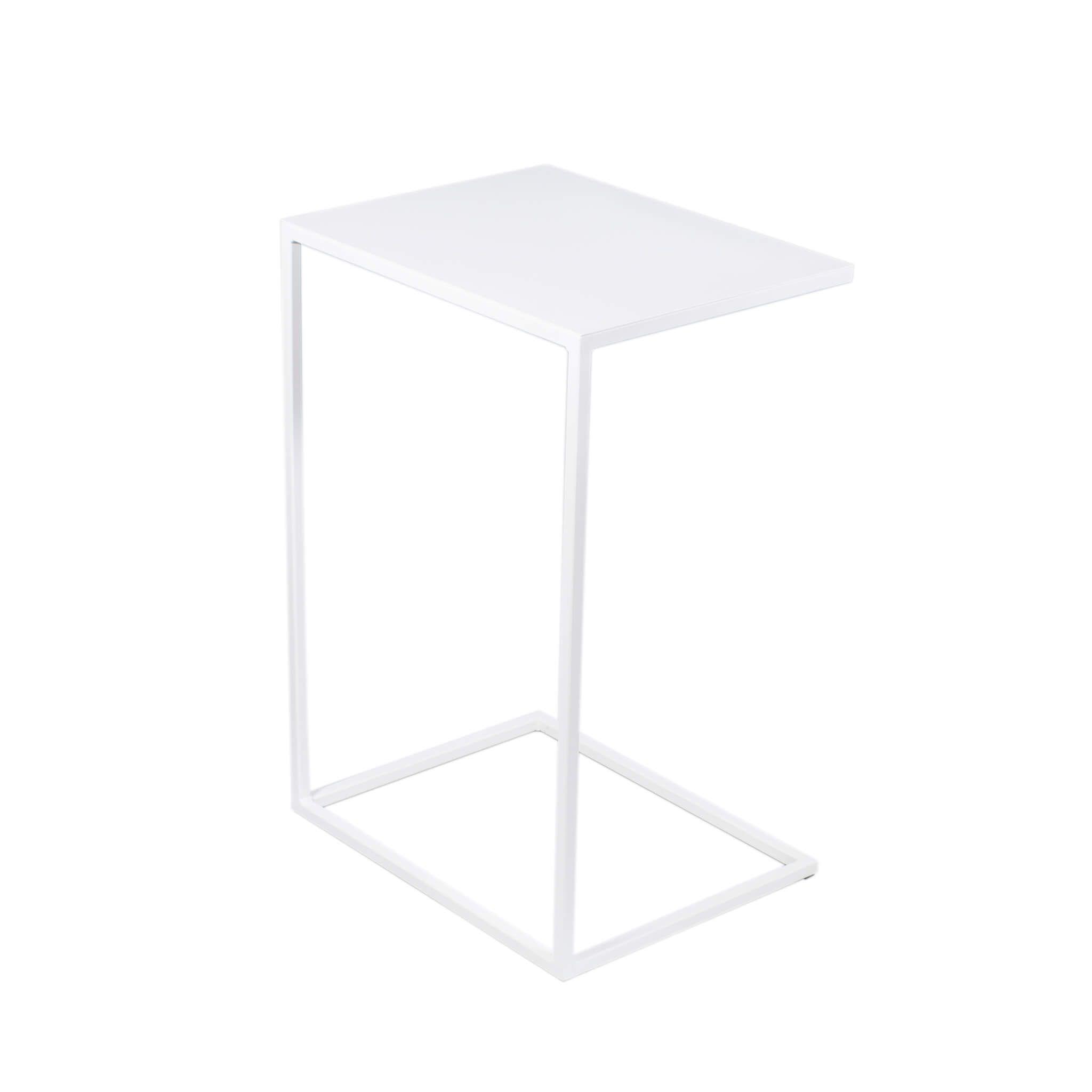 Mesa Lateral Piscolera 45 | Metal White-3