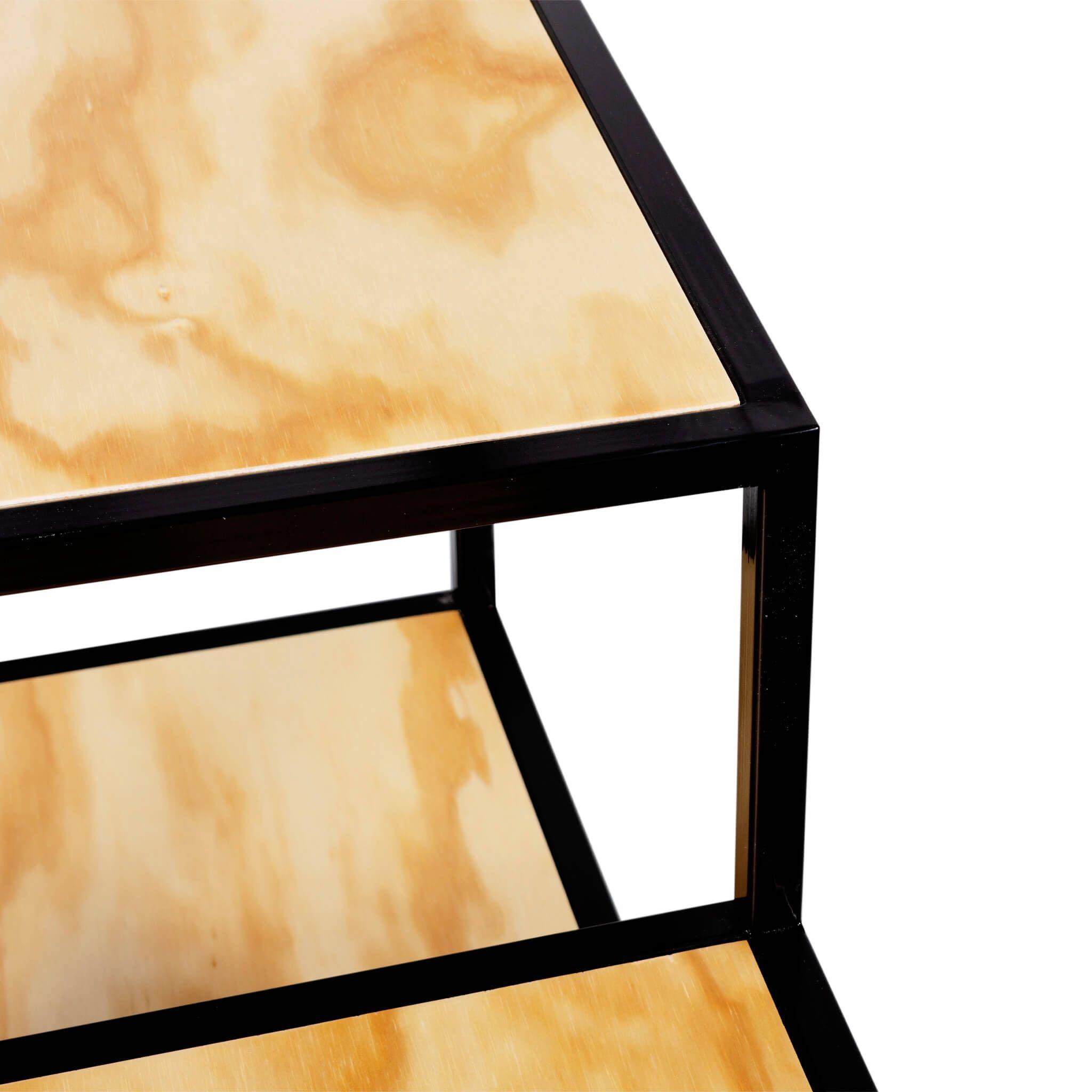 ESTANTERÍA CUBO 100 X 40 X 200 CM NEGRO MIMA-5