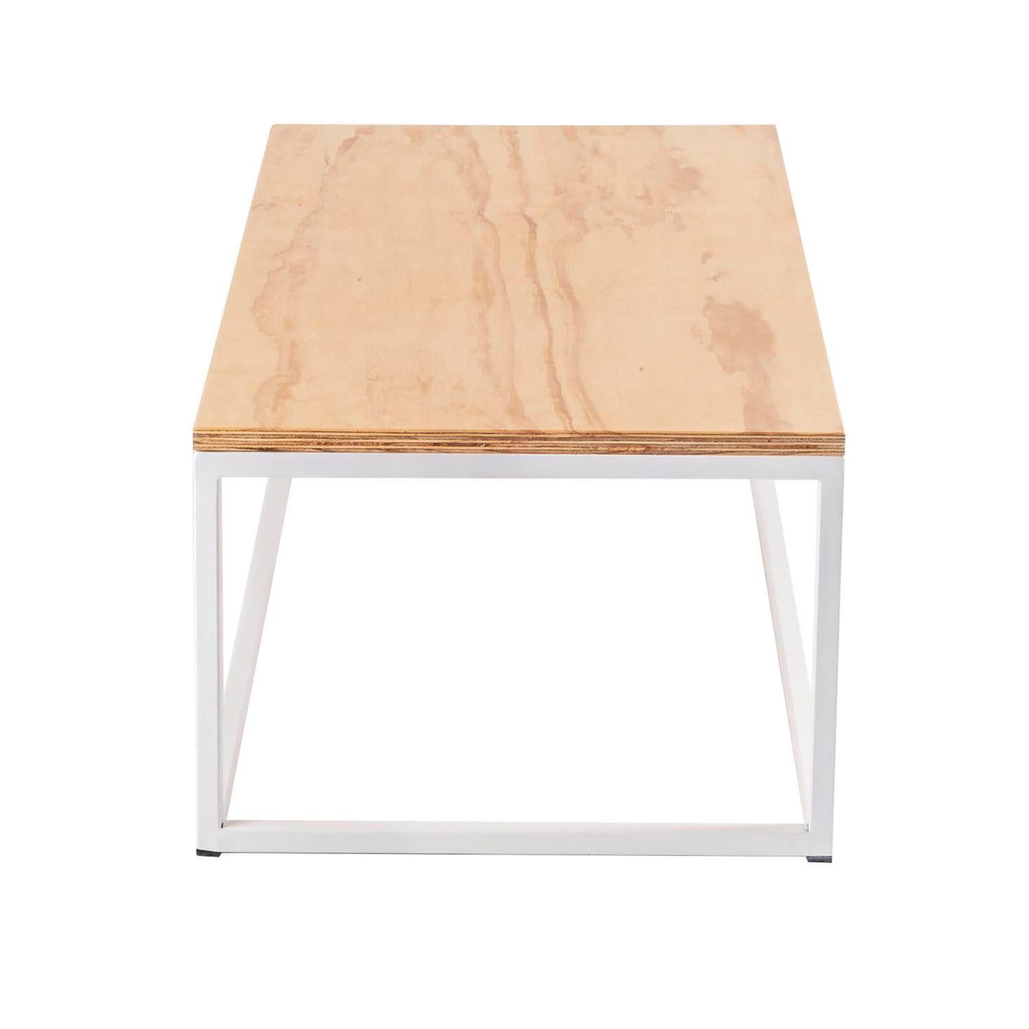 Mesa de centro Rectangular 100|Mima Blanco -3