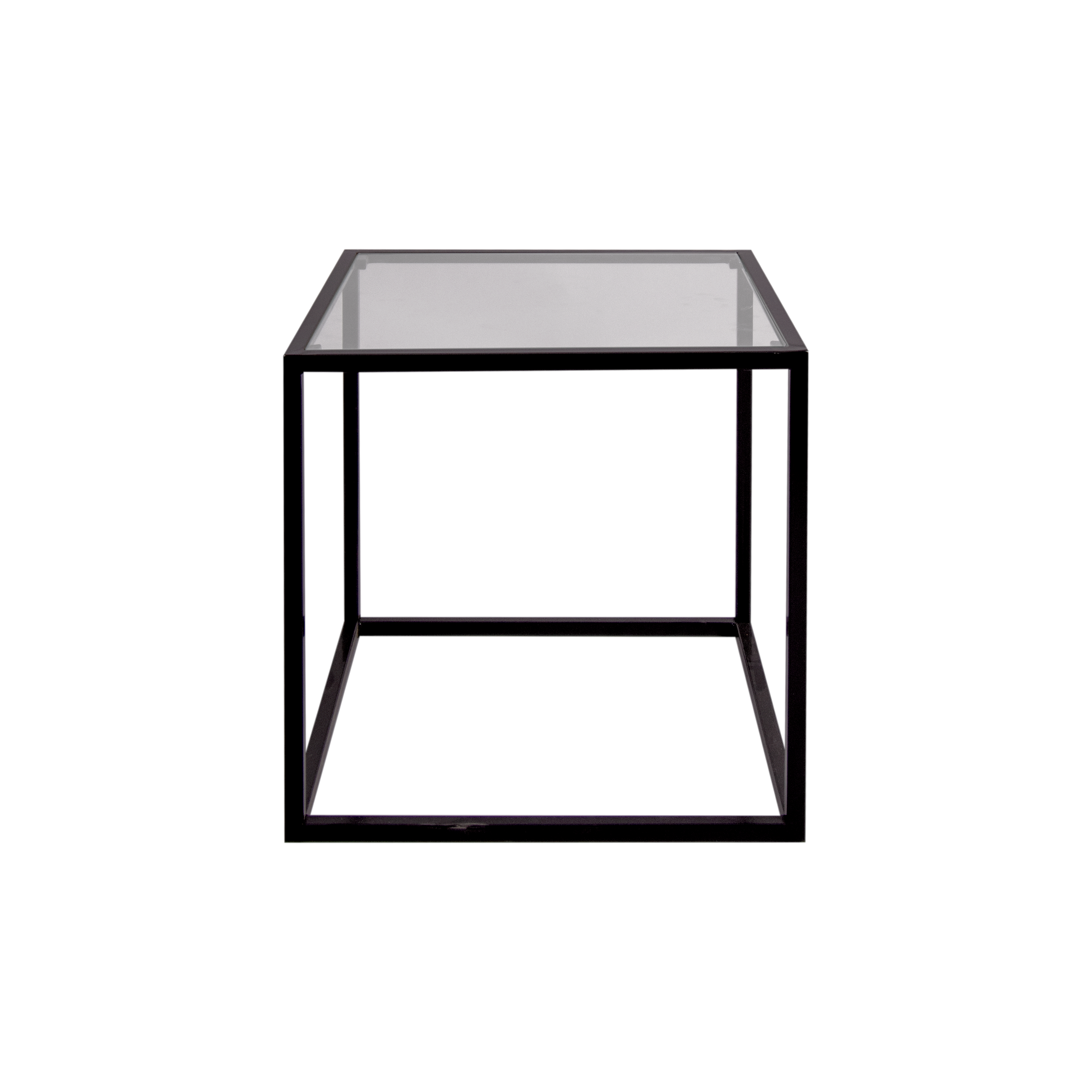 MESA LATERAL CUBO 40 NEGRO GLASS-2