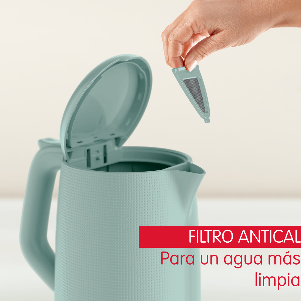 Hervidor Morning 1,7L Eucalipto Moulinex-1