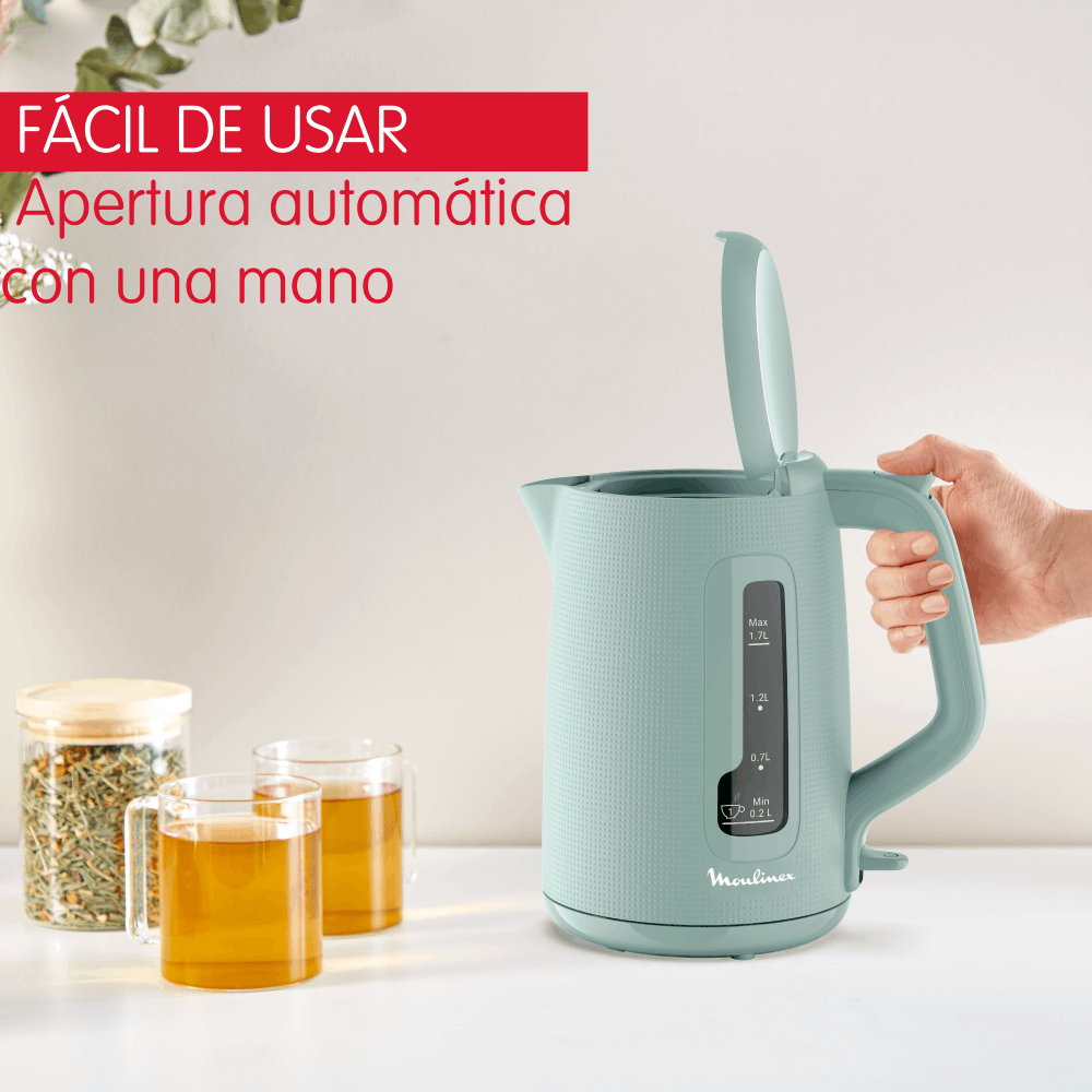 Hervidor Morning 1,7L Eucalipto Moulinex-4