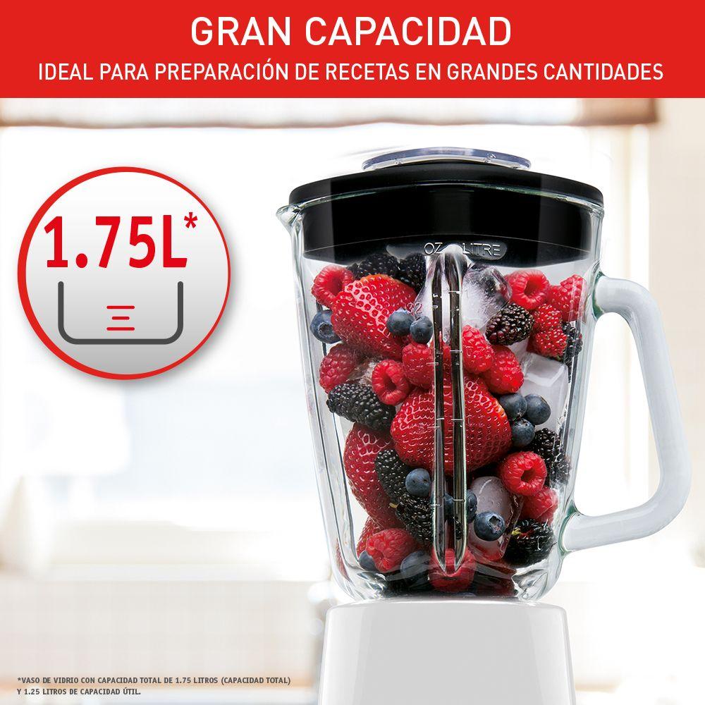 Licuadora Power mix 5V Blanco + Pulse 550W Moulinex-2