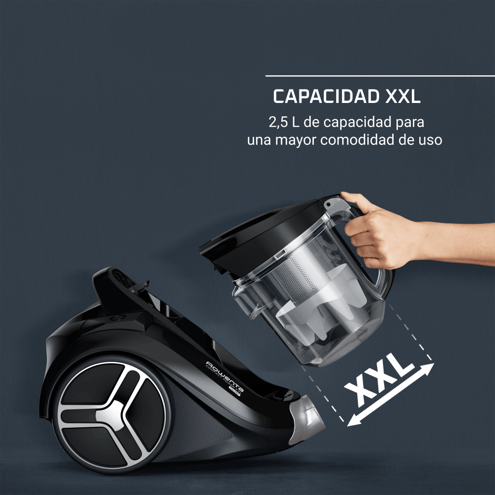 Aspiradora Trineo Ciclonica Compact Power XXL 2,5L Rowenta-2