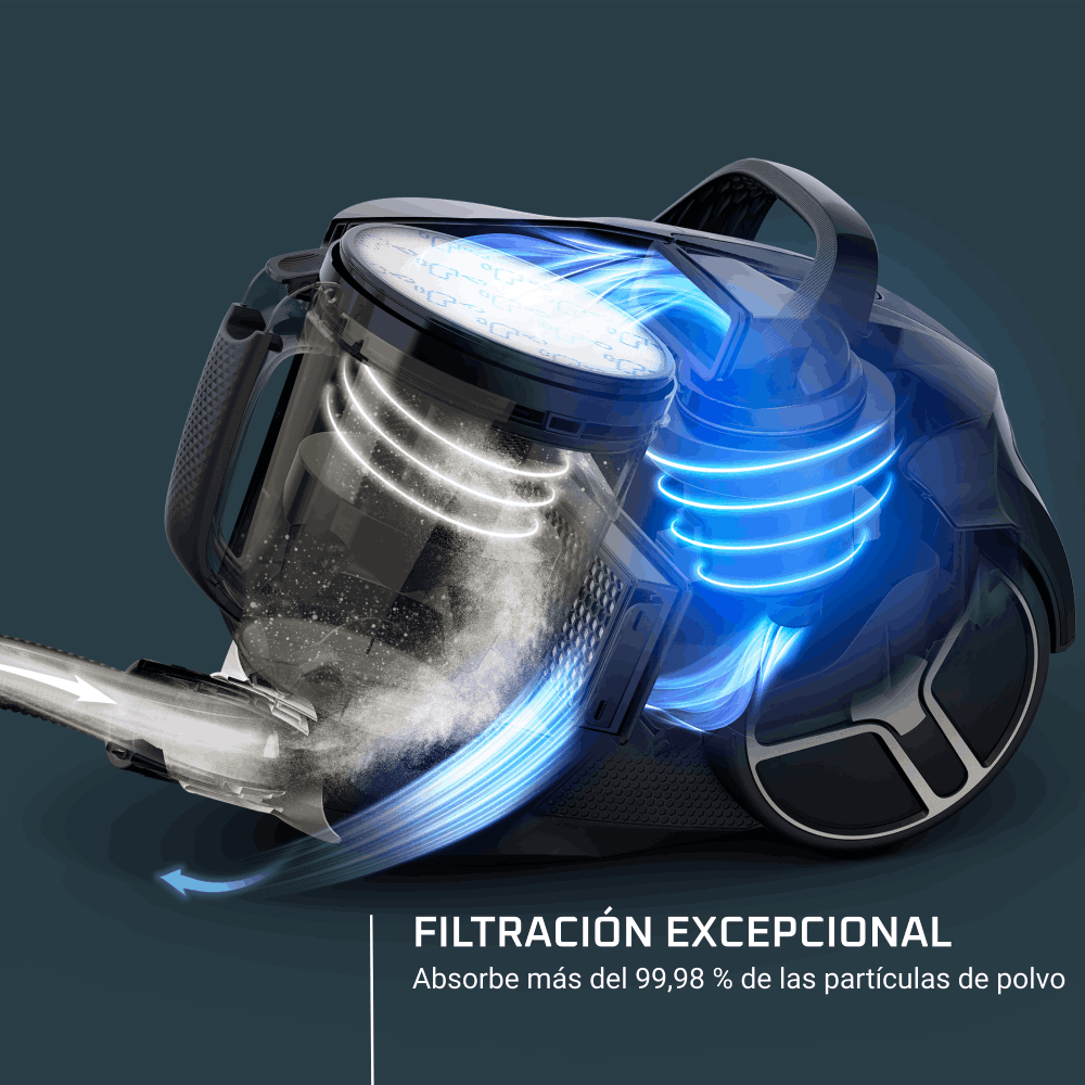 Aspiradora Trineo Ciclonica Compact Power XXL 2,5L Rowenta-3