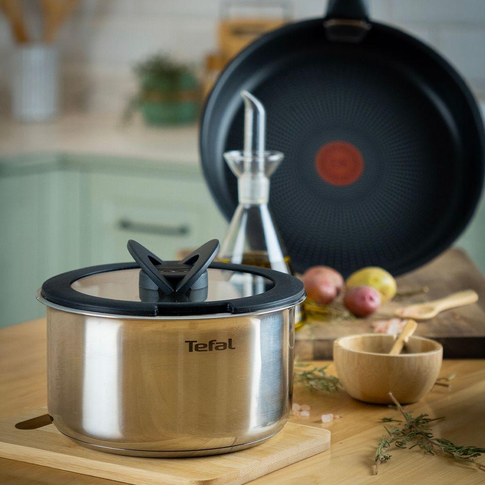 Bateria de cocina Acero inoxidable Ingenio 6 Piezas con mango-2
