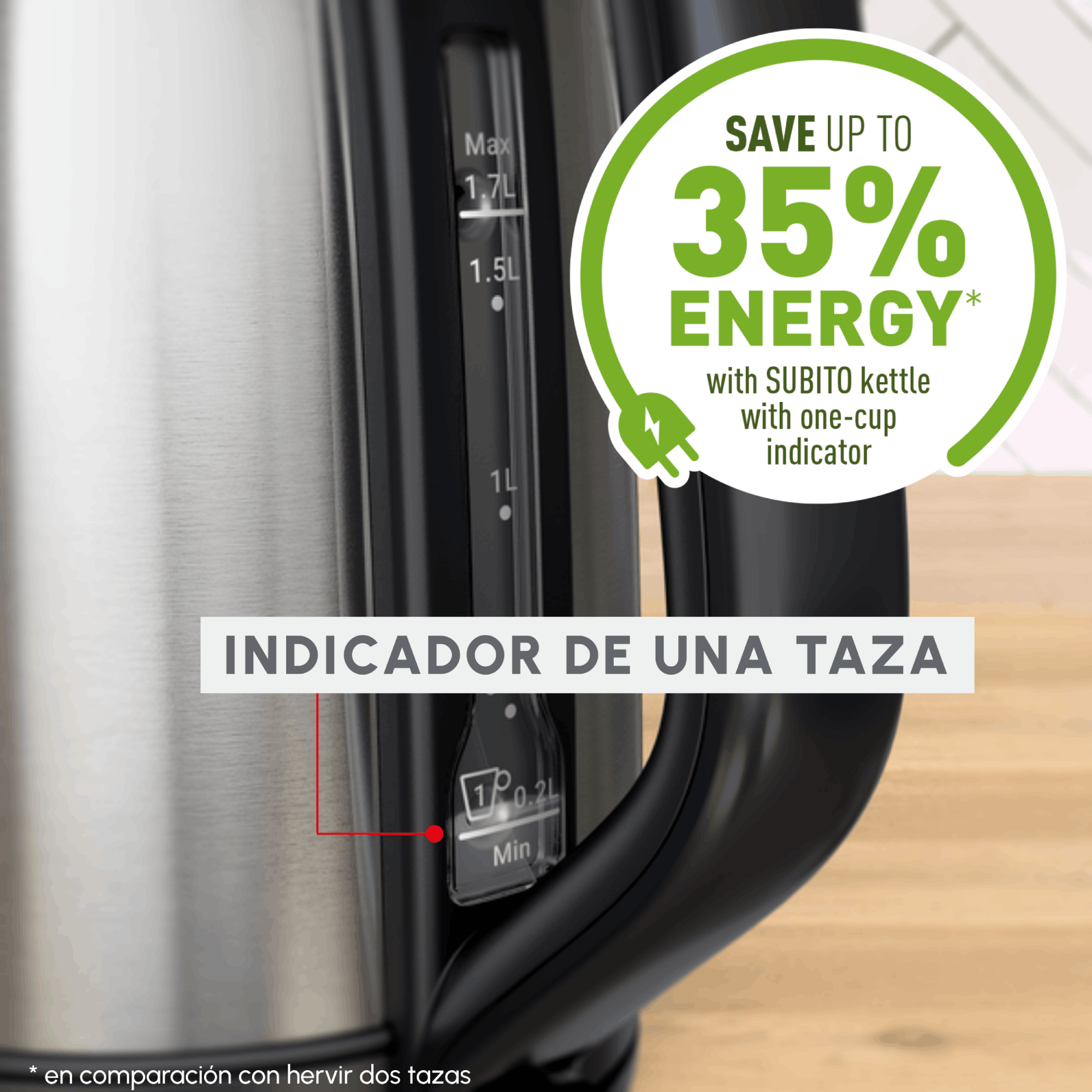 Hervidor Subito Inox 1,7L Moulinex-5