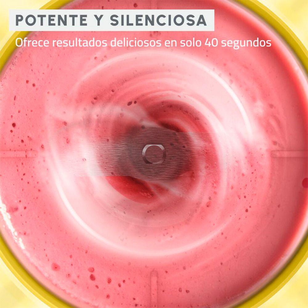 Licuadora Portátil Light Mix Amarillo 0,3L Moulinex-6