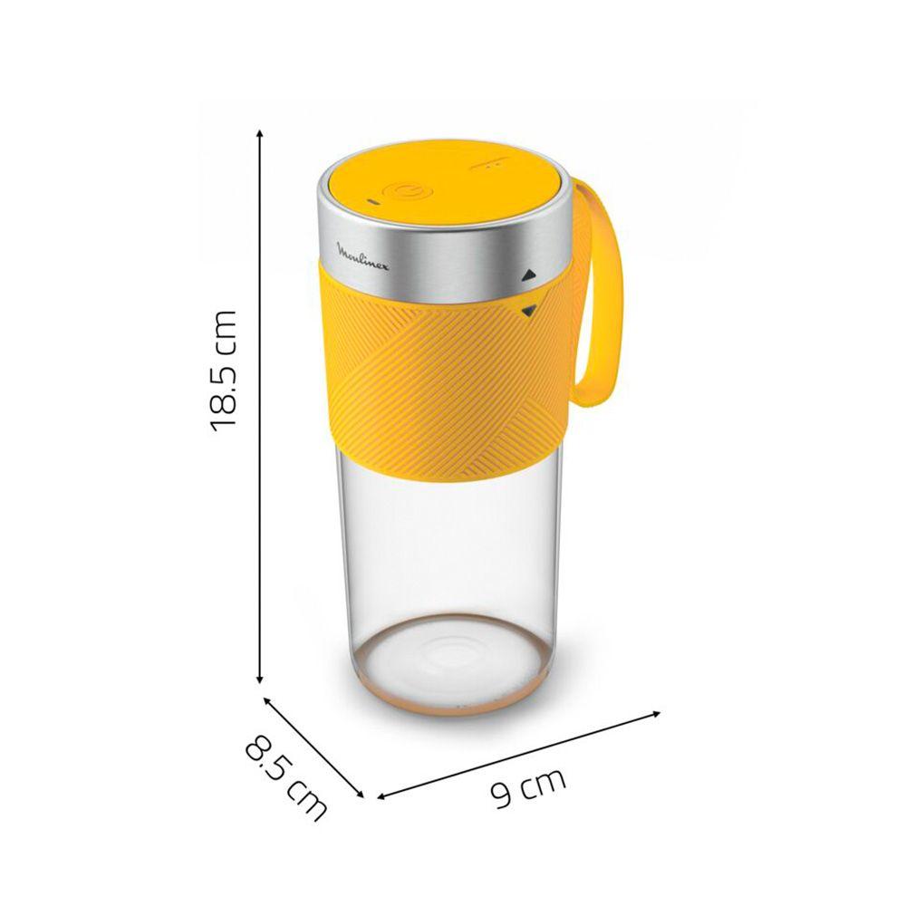 Licuadora Portátil Light Mix Amarillo 0,3L Moulinex-7
