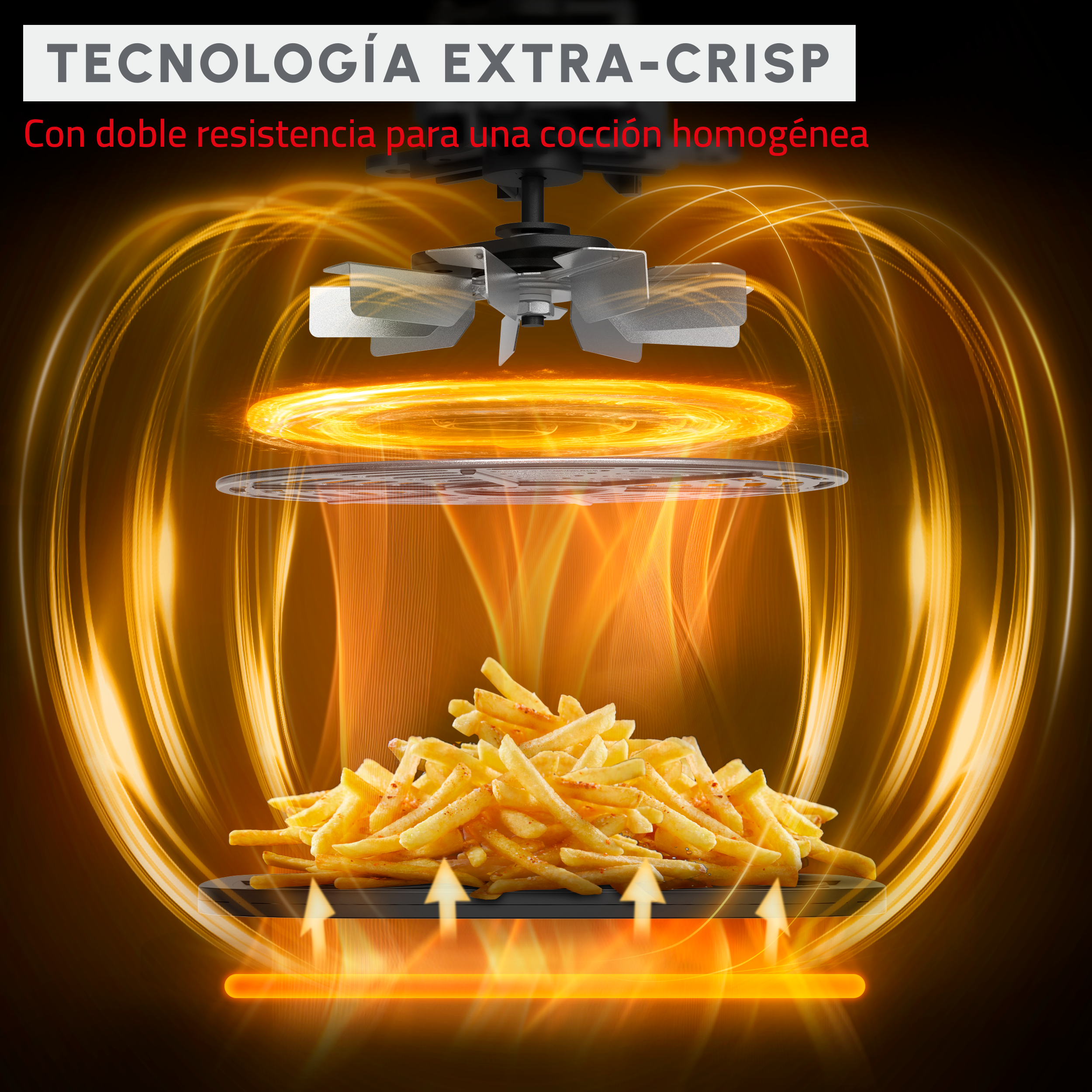 Freidora de Aire Easy Fry XL Surface 4L Moulinex-1