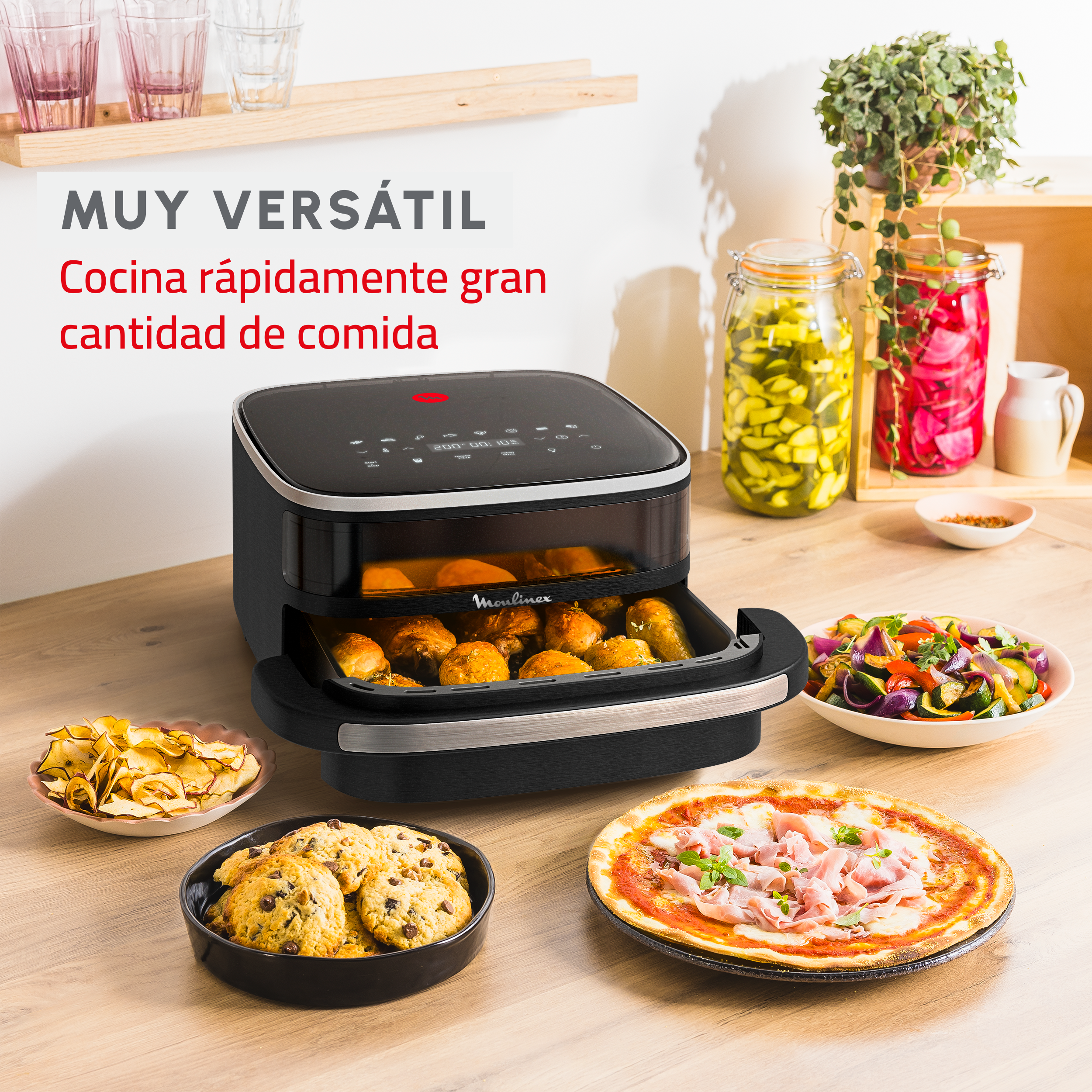 Freidora de Aire Easy Fry XL Surface 4L Moulinex-3