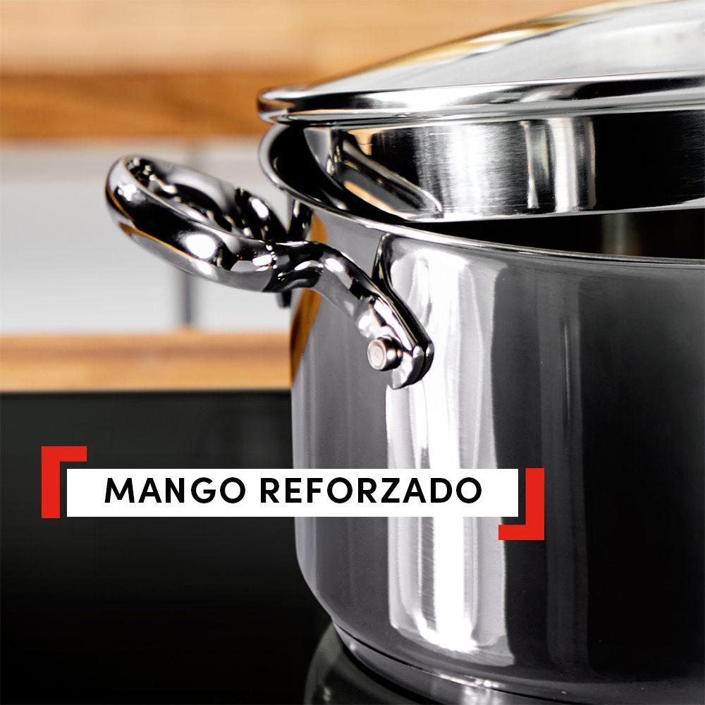 Bateria de cocina Acero Inoxidable Duetto 11 Piezas Tefal-2