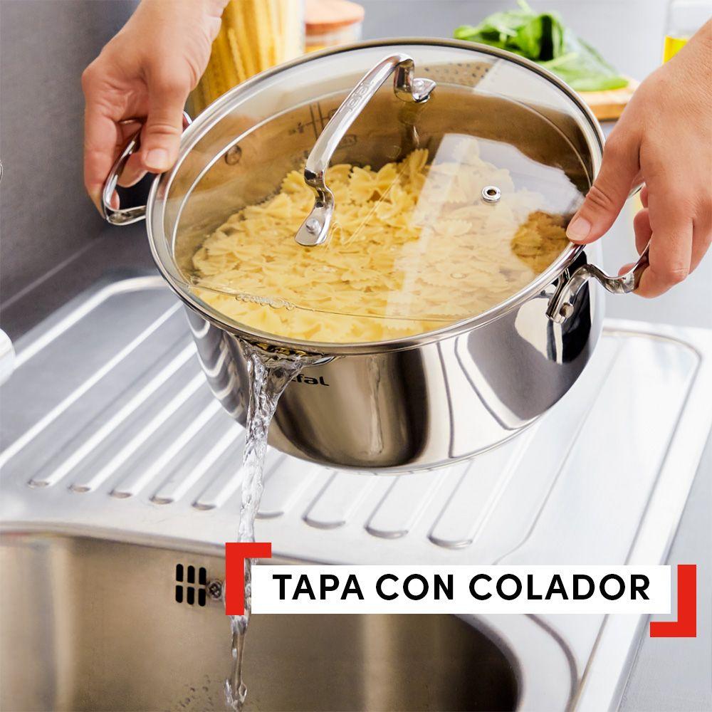 Bateria de cocina Acero Inoxidable Duetto 11 Piezas Tefal-3