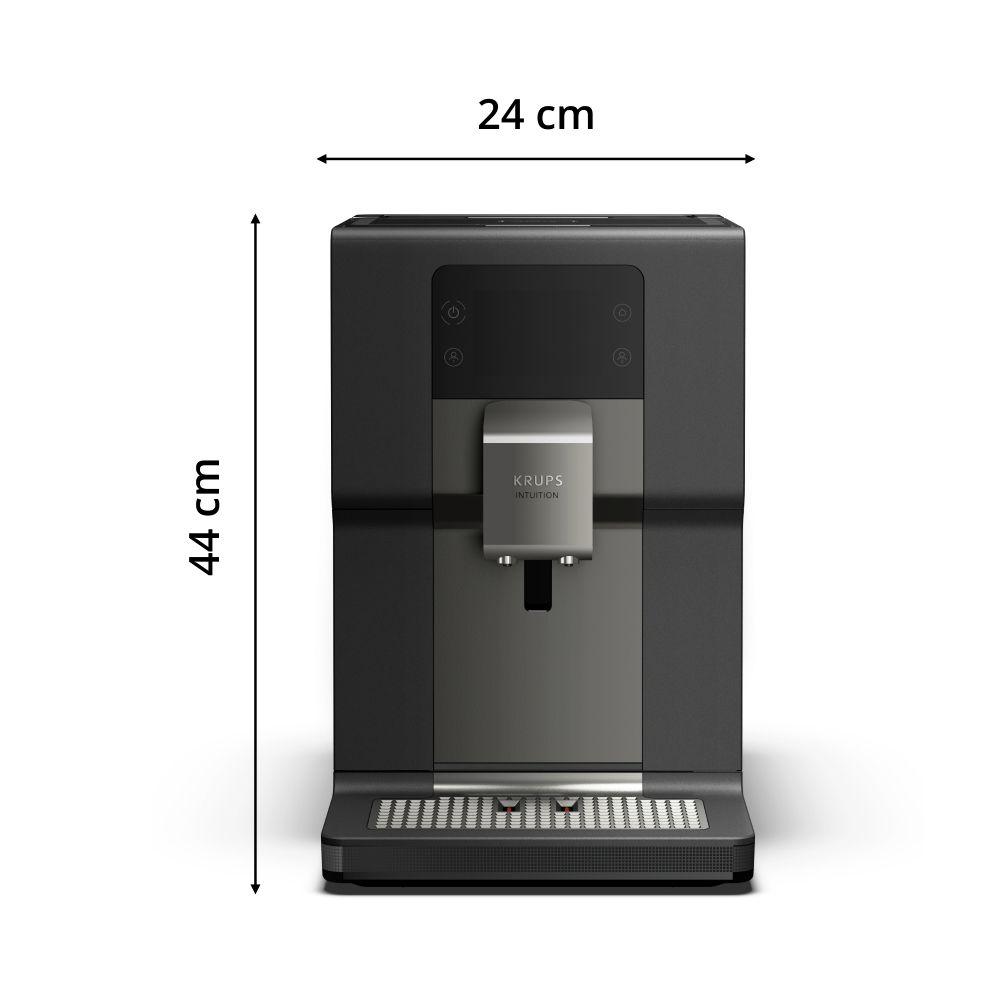 Cafetera Espresso Intuition Preference Touch + Lechero Gris-7