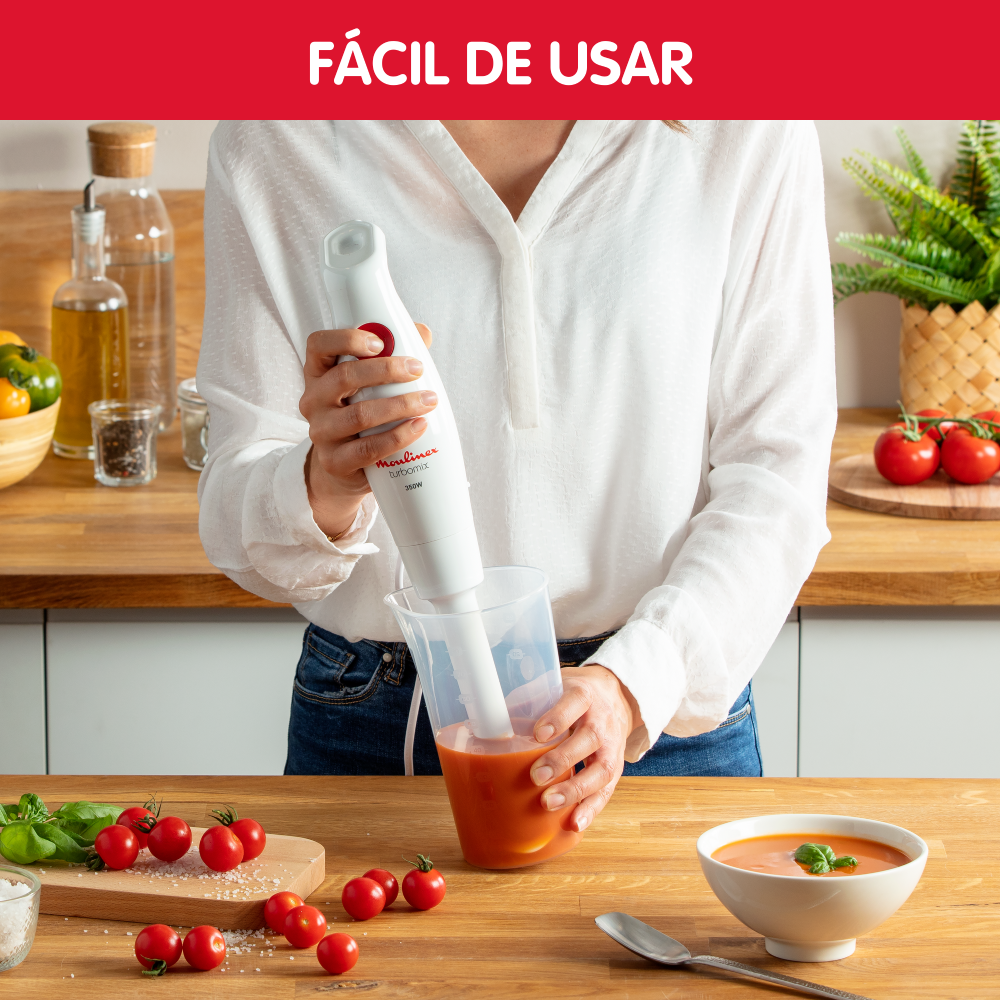 Licuadora de inmmersión TurboMix 350W Moulinex-4