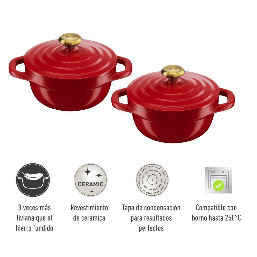 Set 2 Mini-Cocotte Air 11 cm-5