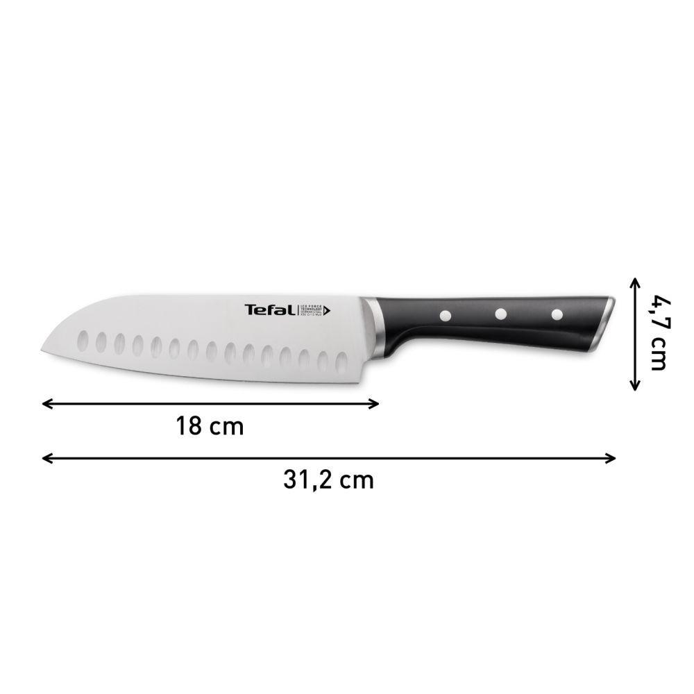 Cuchillo Santoku 18cm Ice Force Tefal-6