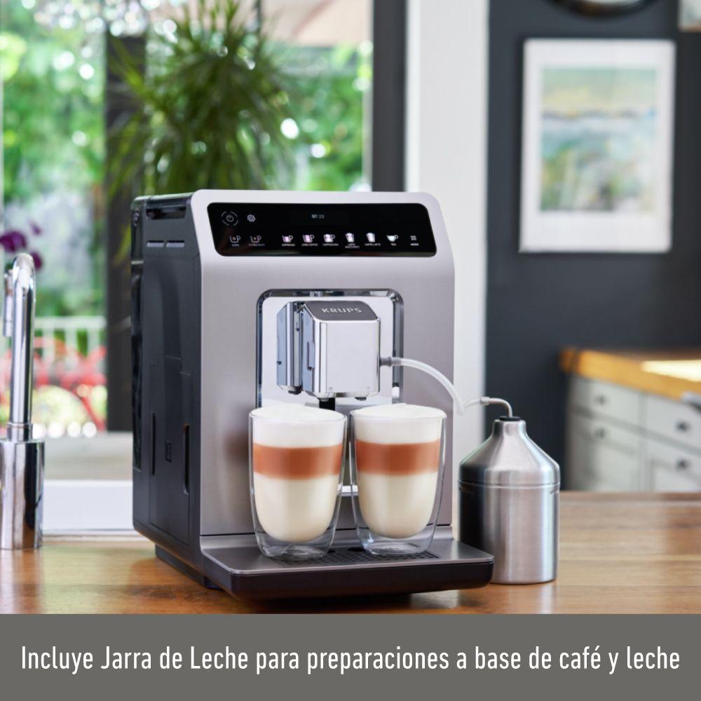 Cafetera Espresso Evidence Plus + Lechero EA894T10 Gris-6