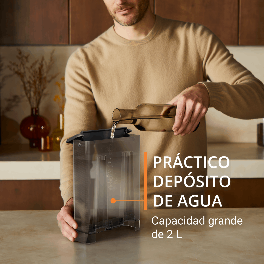 Cafetera Espresso Authentic Gris Krups-3